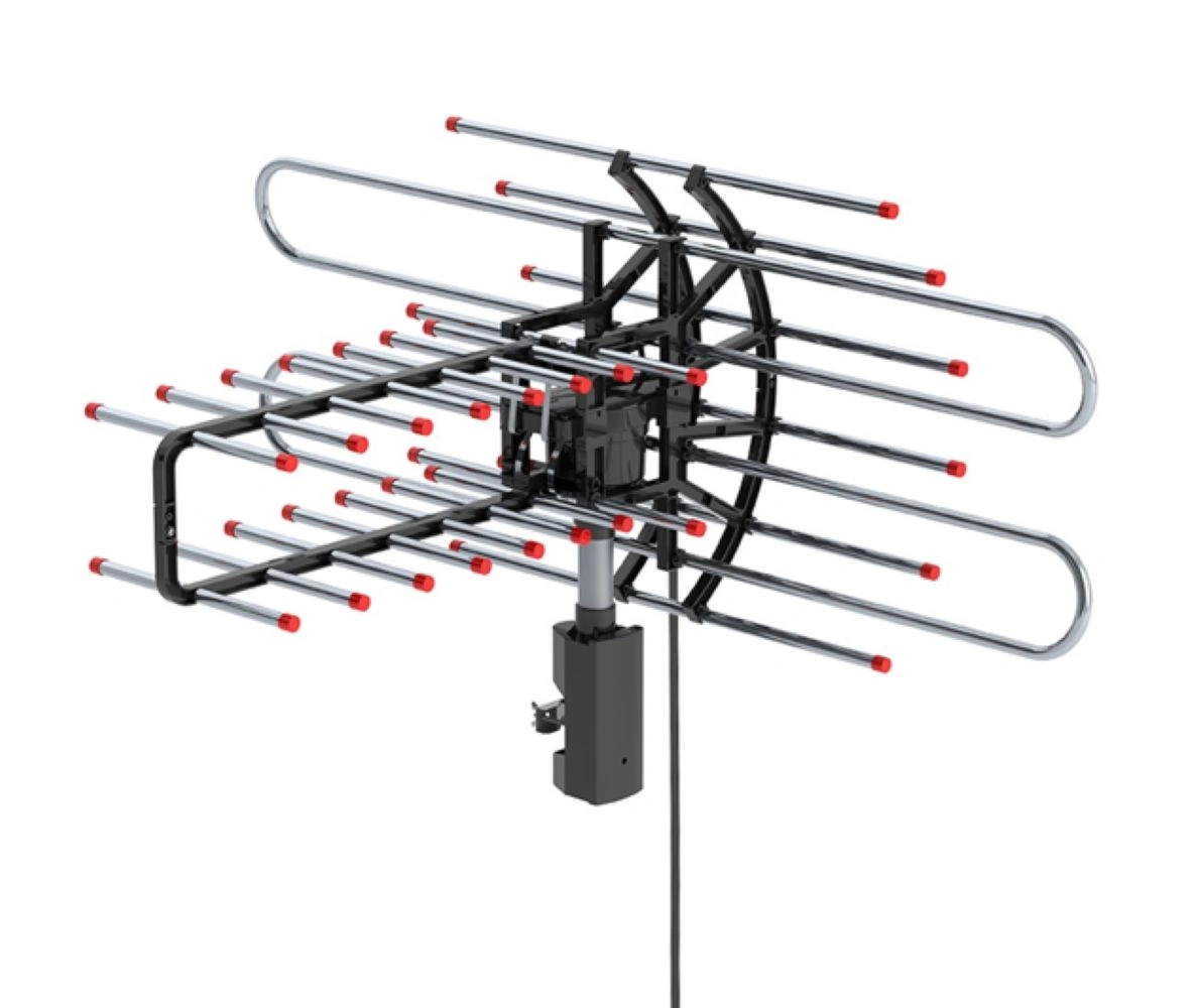 TA-851 Plus 360°Rotation UV Dual Frequency 45-860MHz 22-38dB 42.65ft cable Outdoor Antenna