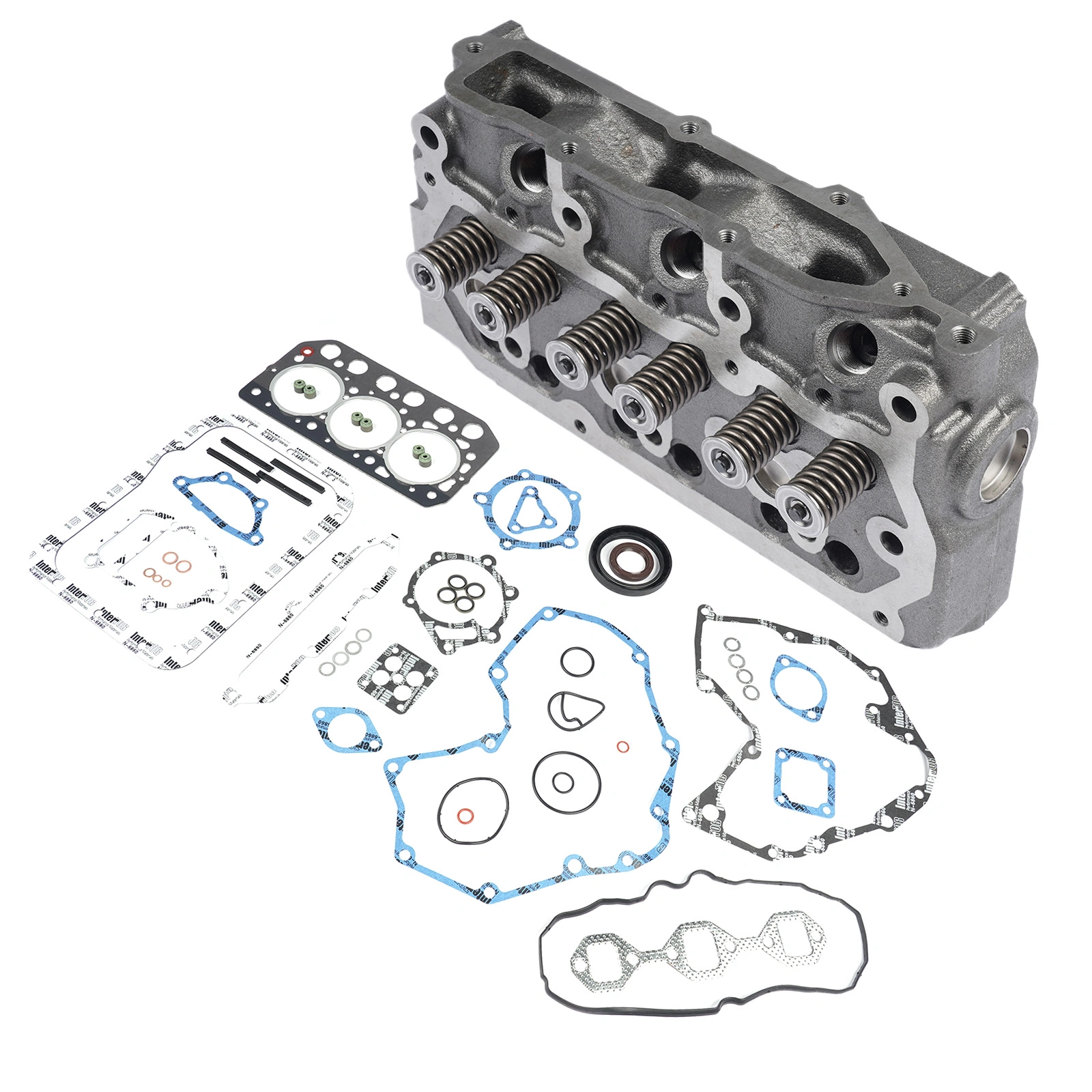 Cylinder Head Assy & Gasket Set for Mitsubishi S3L CAT EC25 Caterpillar 303SR view 7