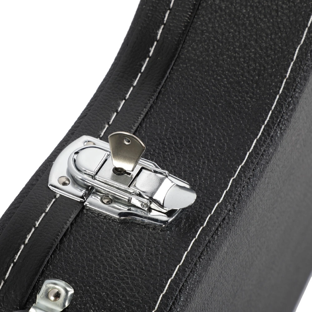 ST High Grade Electric Guitar Hard Case Microgroove Flat Surface Black view 12
