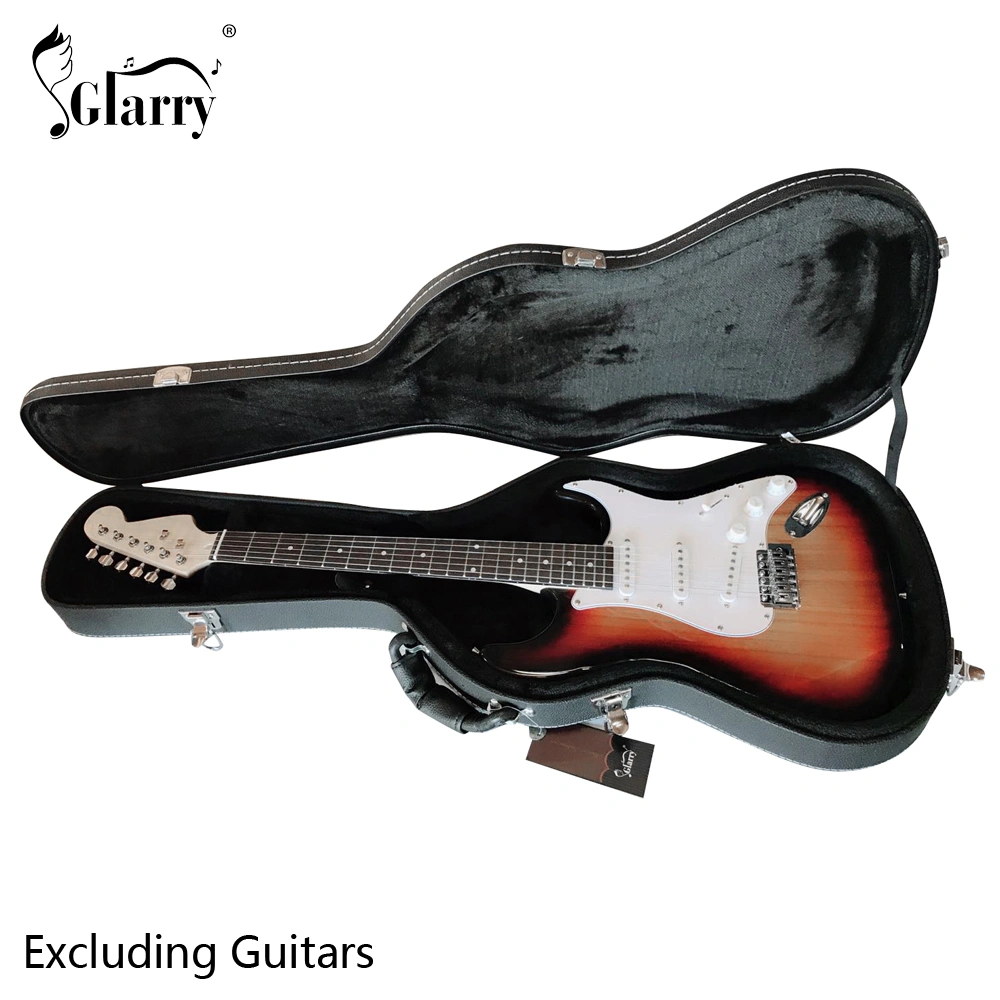 ST High Grade Electric Guitar Hard Case Microgroove Flat Surface Black view 16