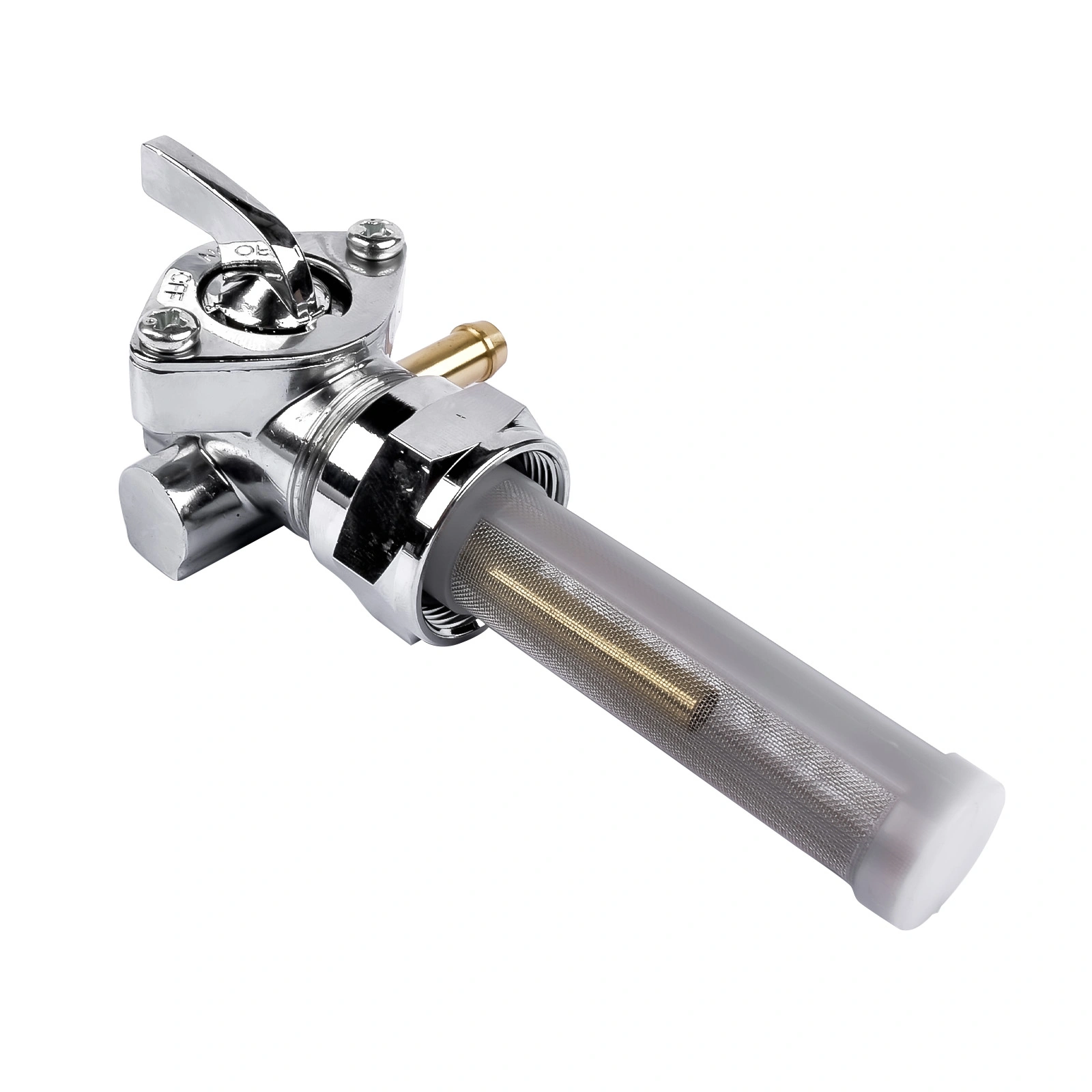 Left Spigot Petcock Fuel Valve 22mm Fits for Harley-Davidson Sportster 883 1000 1200 62129-75T view 2
