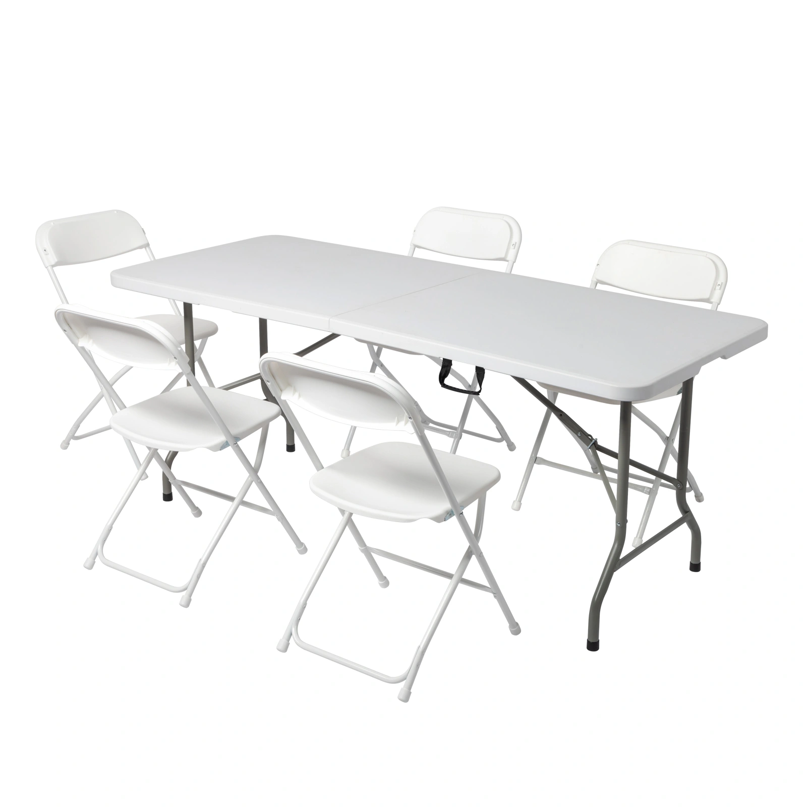 6FT Outdoor Courtyard Foldable Long Table view 47