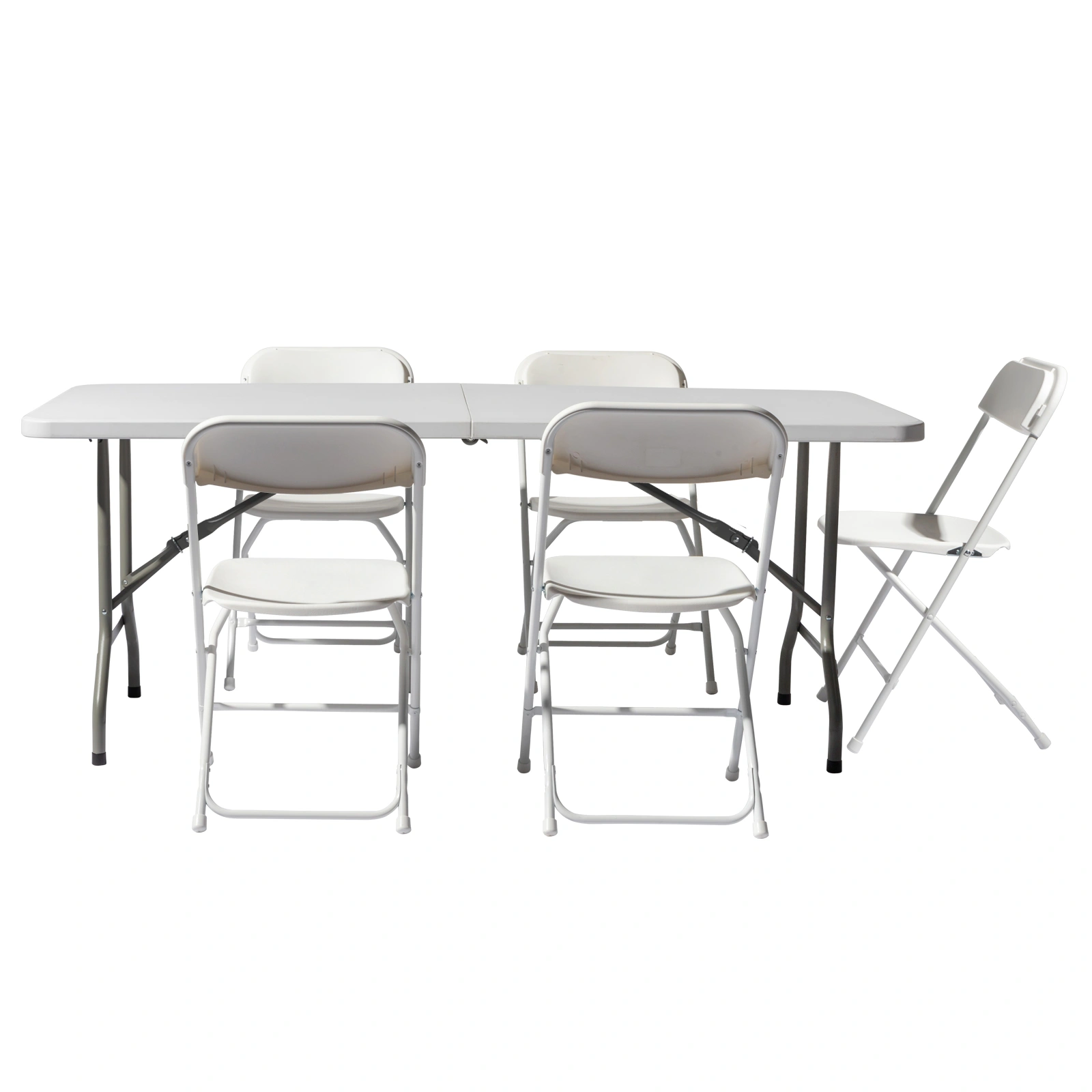 6FT Outdoor Courtyard Foldable Long Table view 9