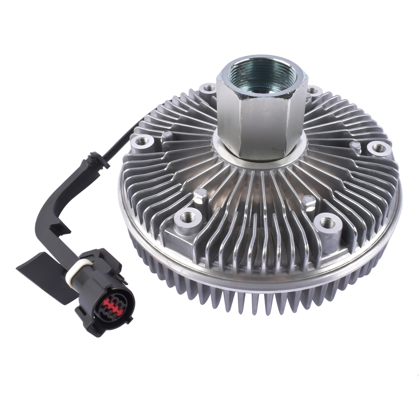 Fan Clutch 4C3Z-8A616-AA 4C3Z8A616AA for 2003-2010 Ford 6.0L V8 Powerstroke Diesel Engine view 8
