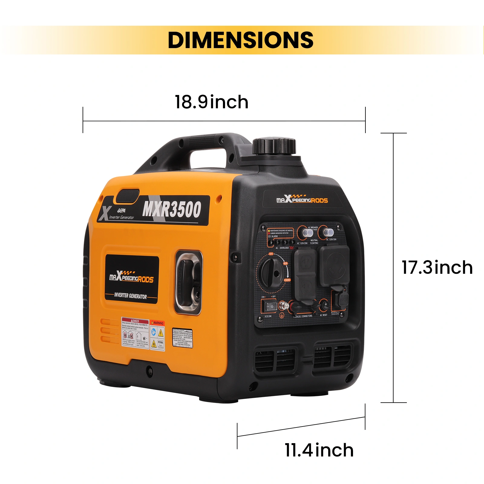 3.5KW Super Quiet Compact Portable Suitcase Inverter Generator Lightweight view 5