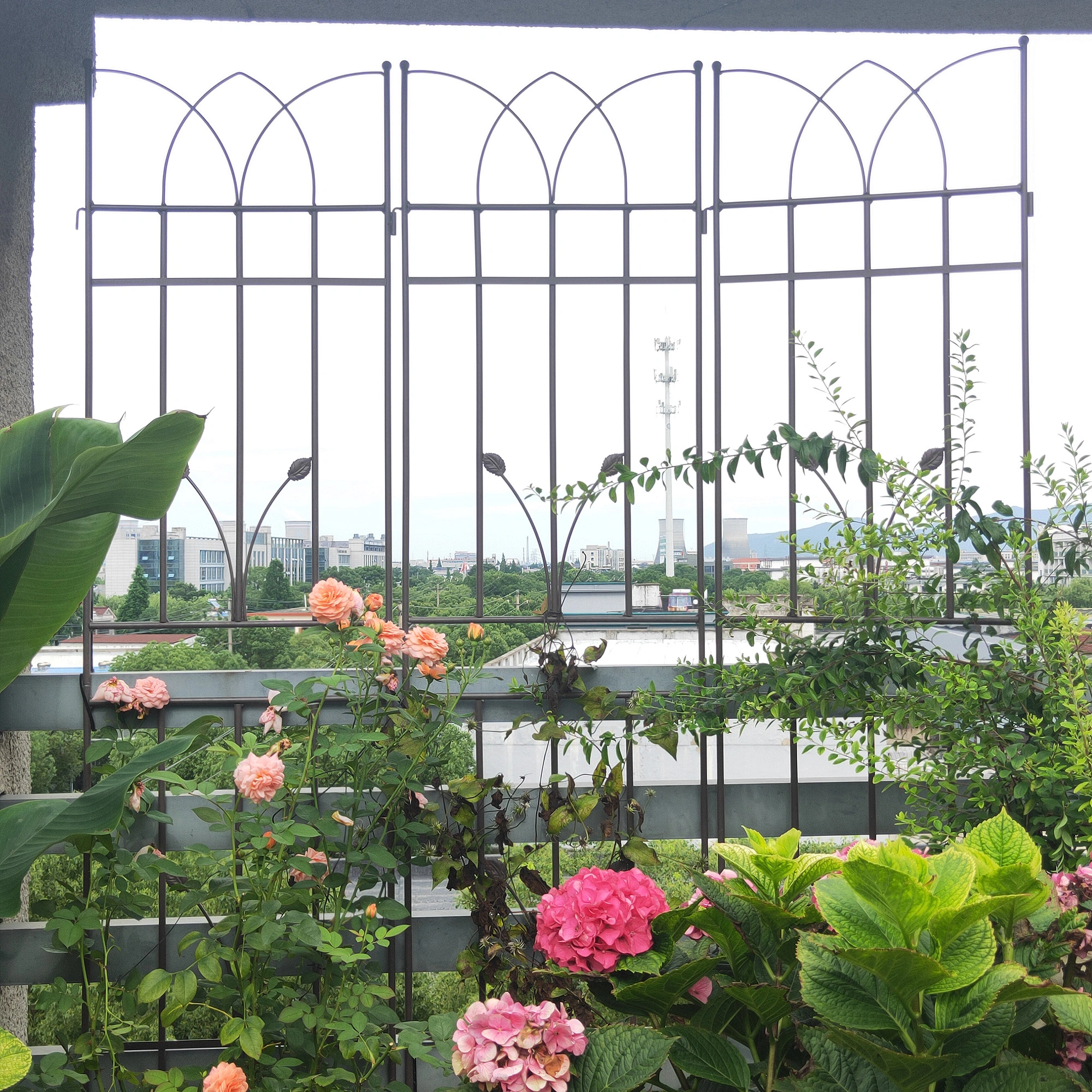 4 Pack Metal Garden Trellis 71" x view 2