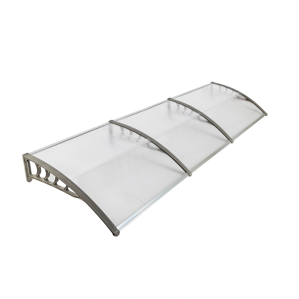HT-300 x 100 Household Application Door & Window Rain Cover Eaves Transparent Board & Gray Holder view 19