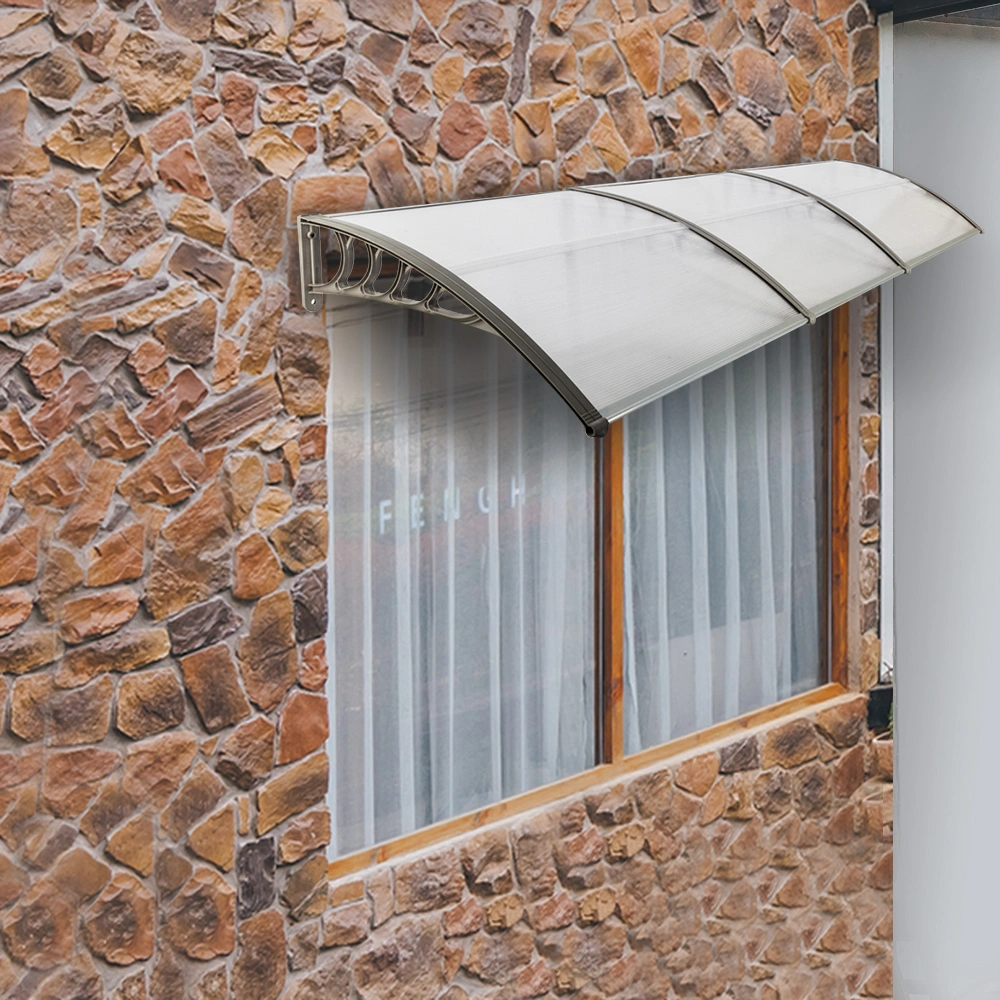 HT-300 x 100 Household Application Door & Window Rain Cover Eaves Transparent Board & Gray Holder view 27