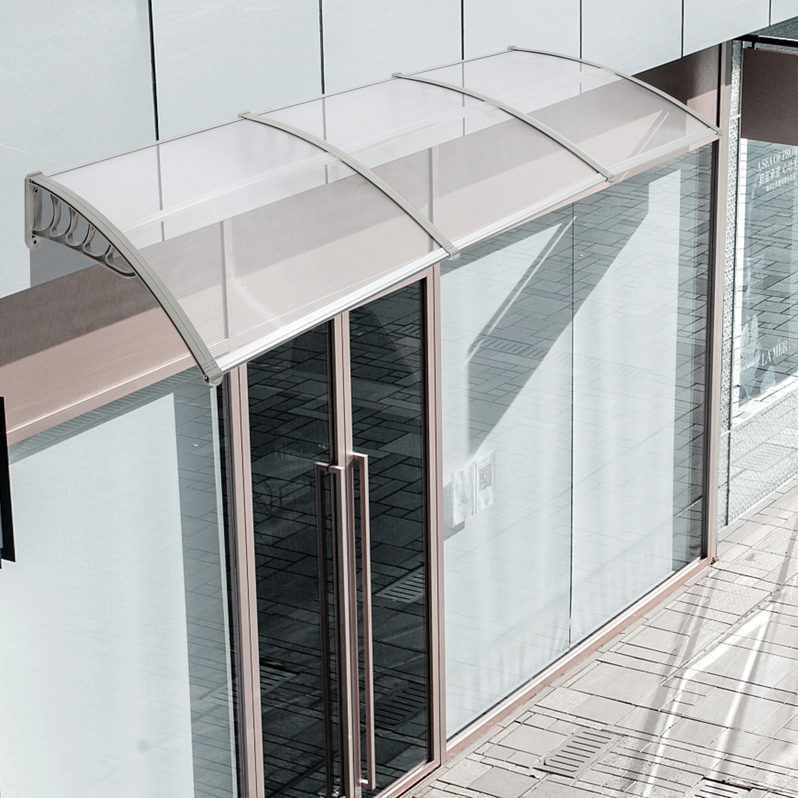 HT-300 x 100 Household Application Door & Window Rain Cover Eaves Transparent Board & Gray Holder view 31