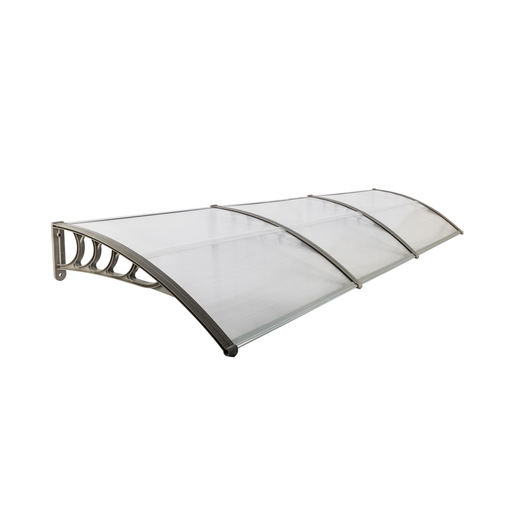 HT-300 x 100 Household Application Door & Window Rain Cover Eaves Transparent Board & Gray Holder view 6