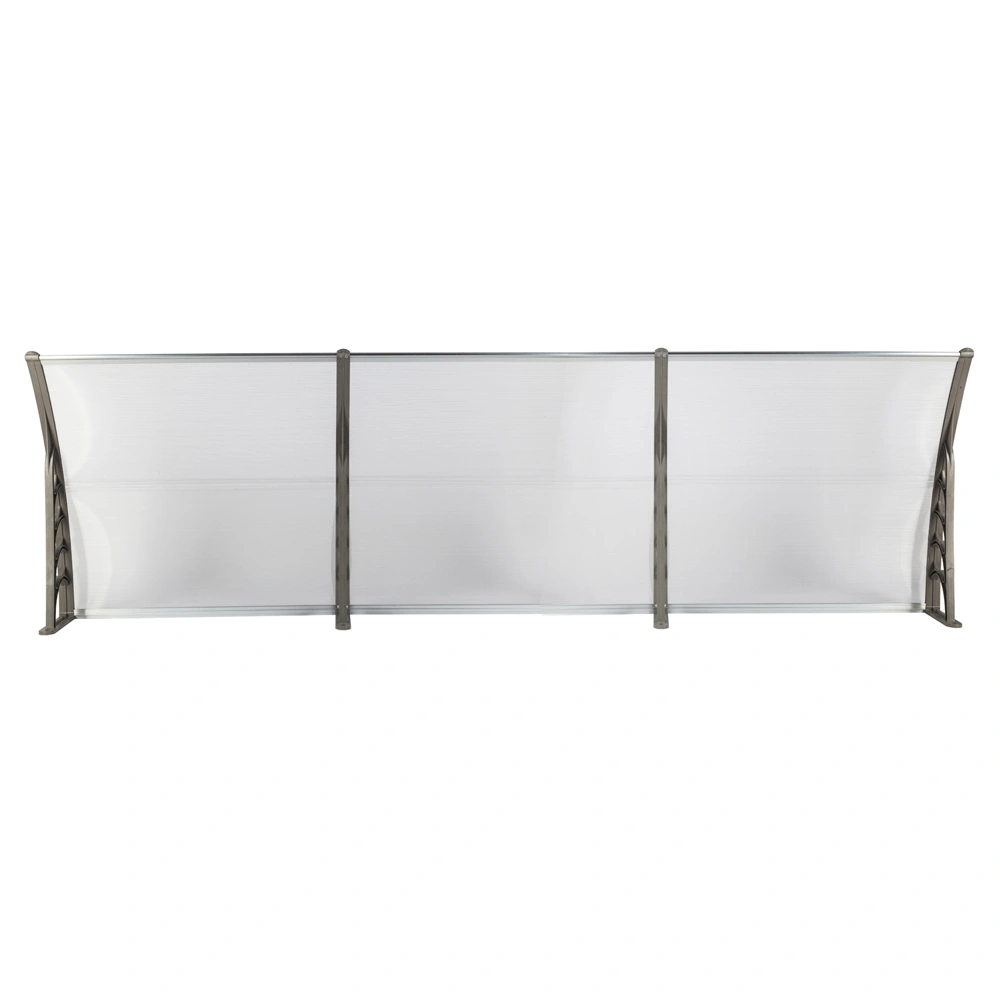 HT-300 x 100 Household Application Door & Window Rain Cover Eaves Transparent Board & Gray Holder view 9