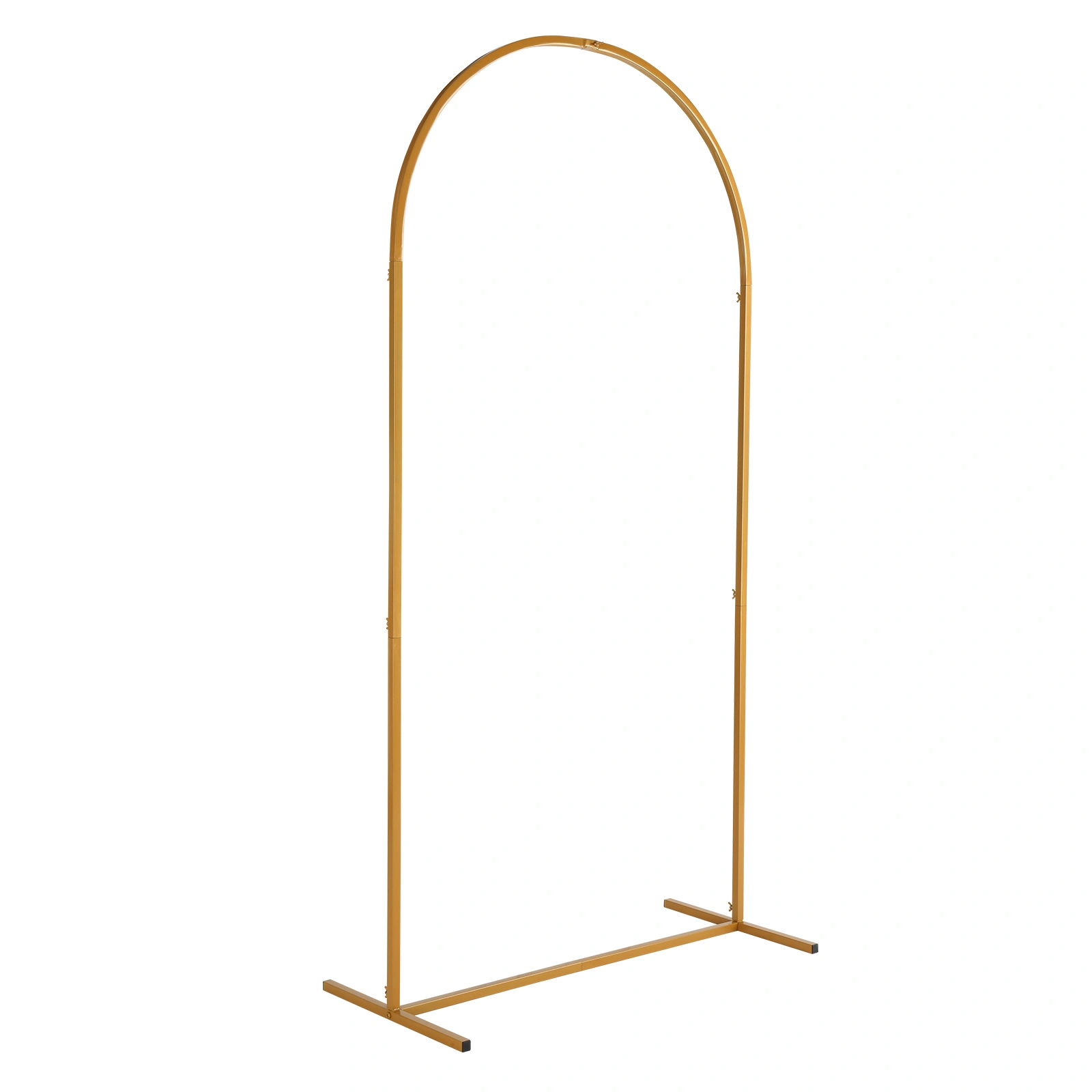 100*200cm For Wedding, Iron, Arc Roof, Door Frame Shape, Water Bag With Floor Nails, Iron Arch, Golden Yellow view 3