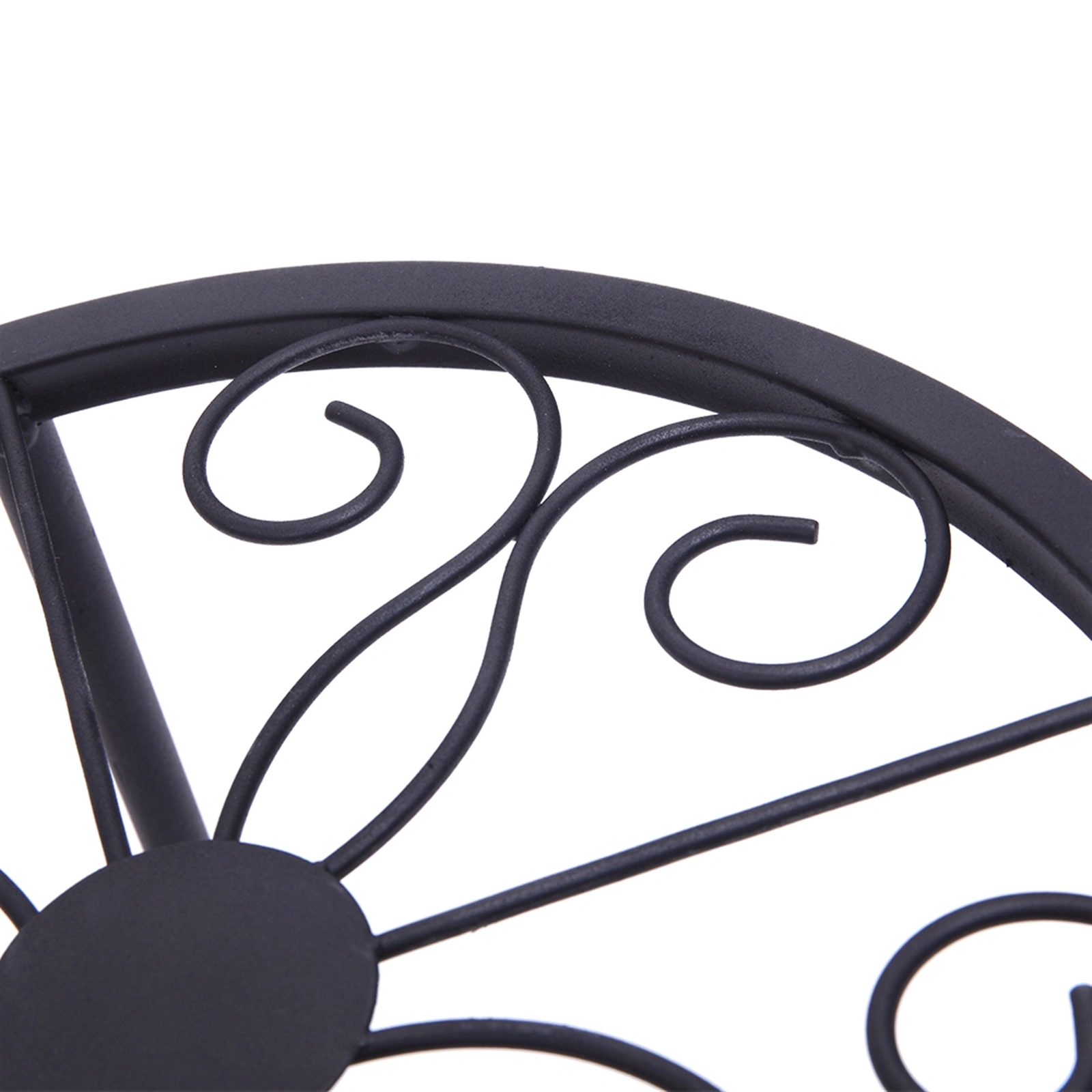 4 Plant Shelves with 4-1 Round Pattern in Black Baking Paint (Yh-Cj009) view 4