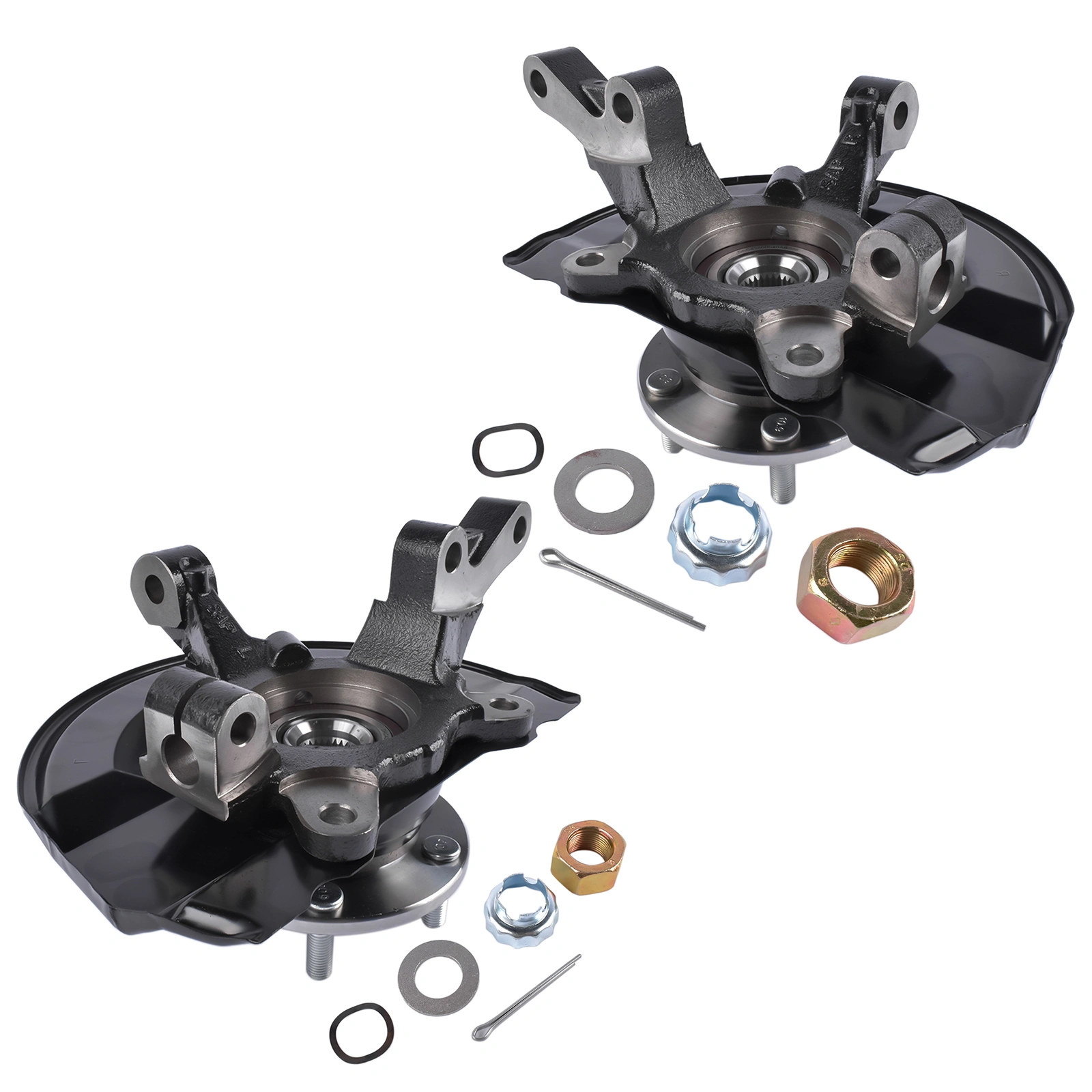 2x Front Wheel Bearing Hub Knuckle Assembly For 2007-2017 Jeep Patriot Compass view 3