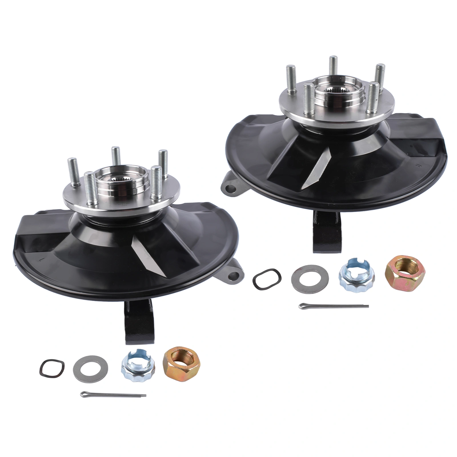 2x Front Wheel Bearing Hub Knuckle Assembly For 2007-2017 Jeep Patriot Compass view 4