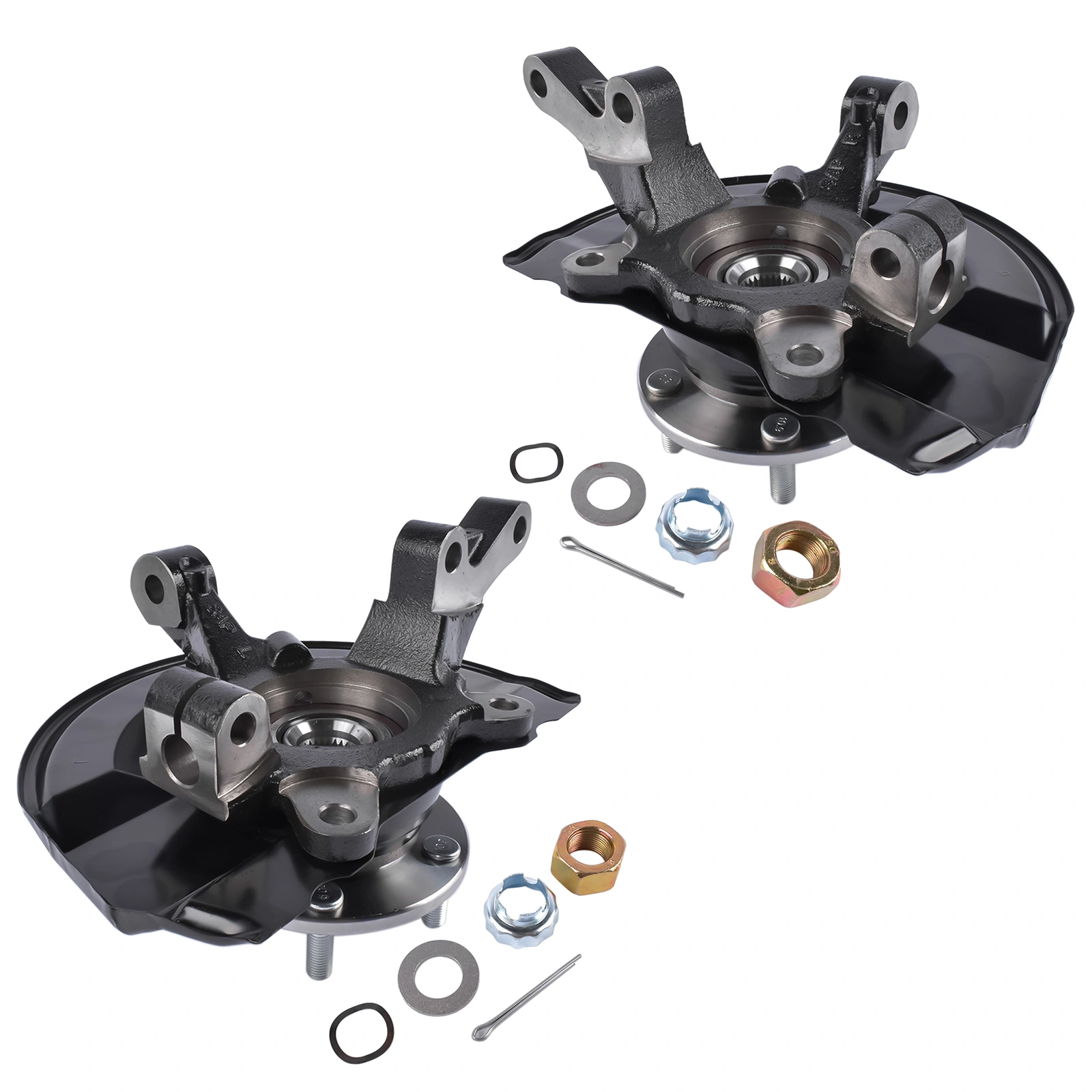 2x Front Wheel Bearing Hub Knuckle Assembly For 2007-2017 Jeep Patriot Compass view 6