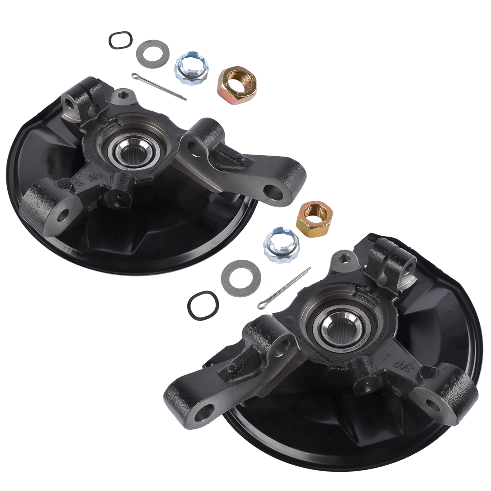 2x Front Wheel Bearing Hub Knuckle Assembly For 2007-2017 Jeep Patriot Compass view 8