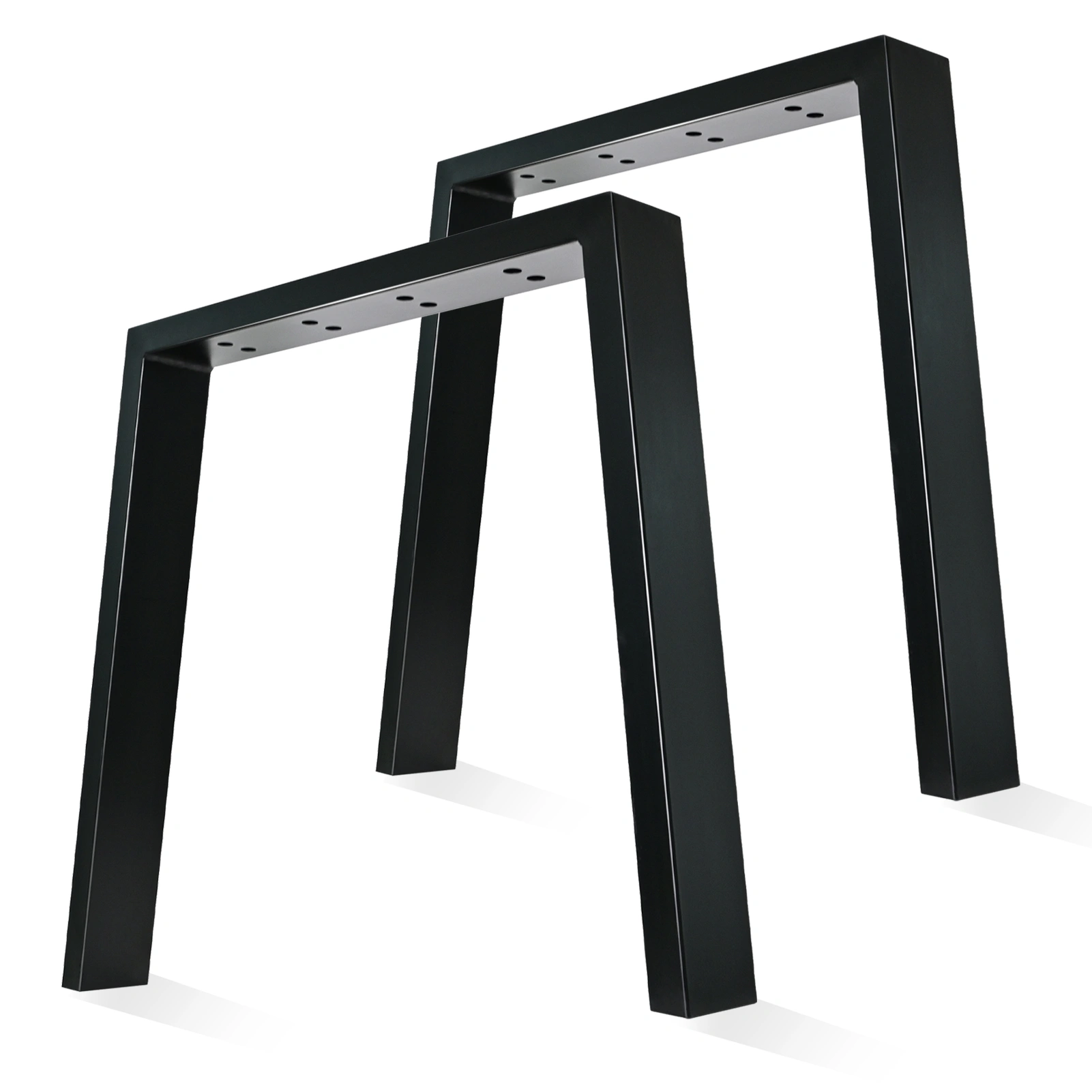 Metal Table Legs 76cm U Shape Table Frame DIY, Metal Furniture Legs for Dining Conference Coffee Table, Two-Piece