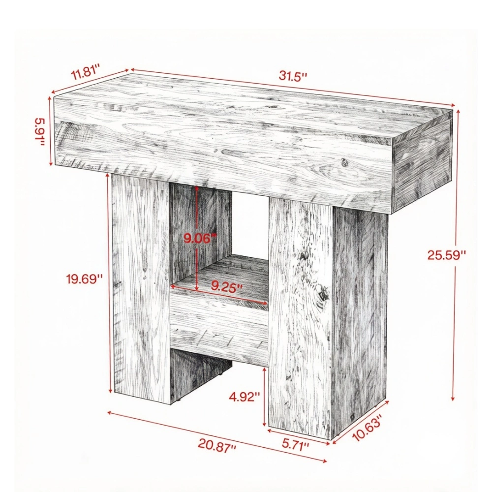 End Table view 3