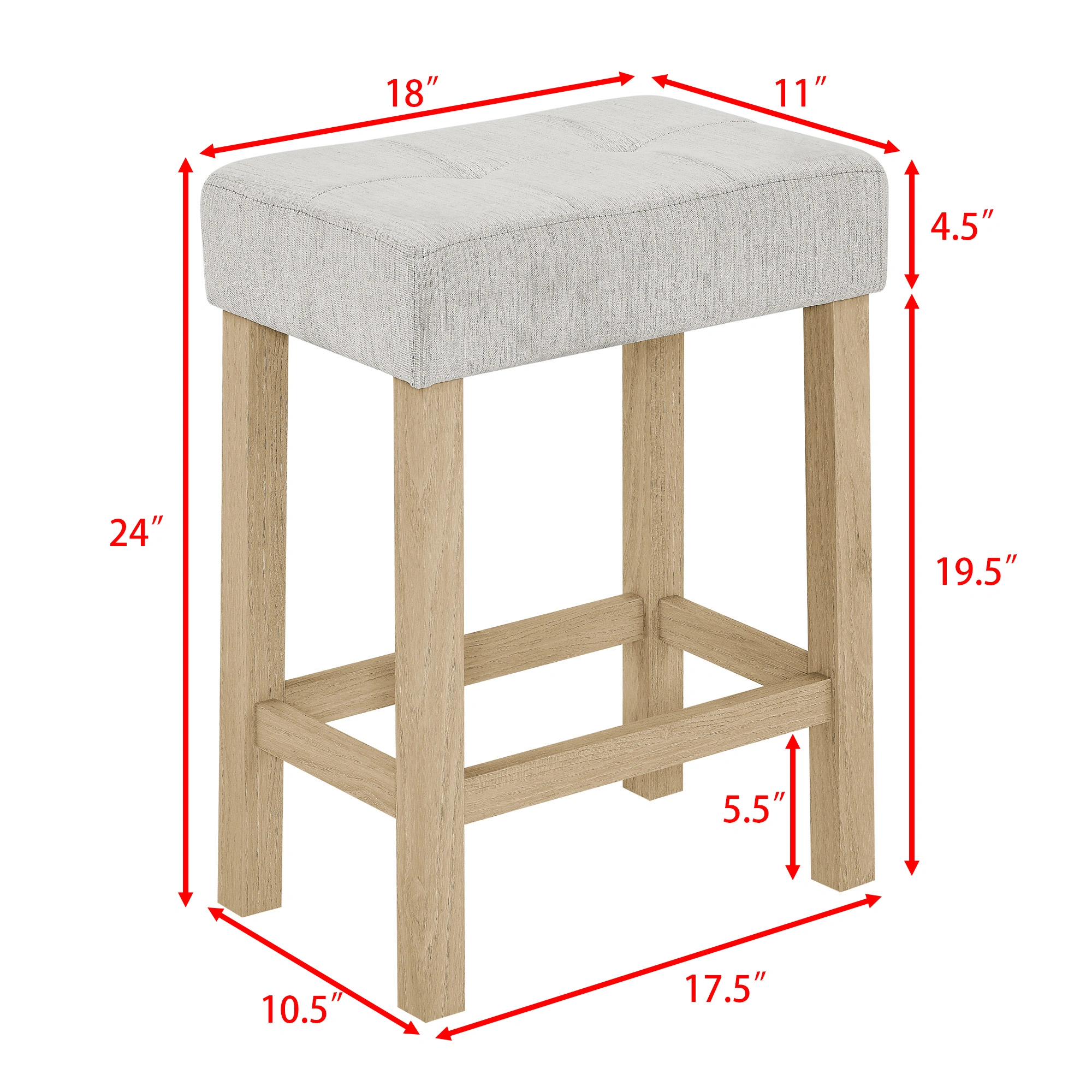 59 Inch Bar Table Set with Power Outlet & USB, 3 Upholstered Stools, High Top Dining Table for Living Room Kitchen with Storage Rack, 4 Piece Counter Height Table Set view 20