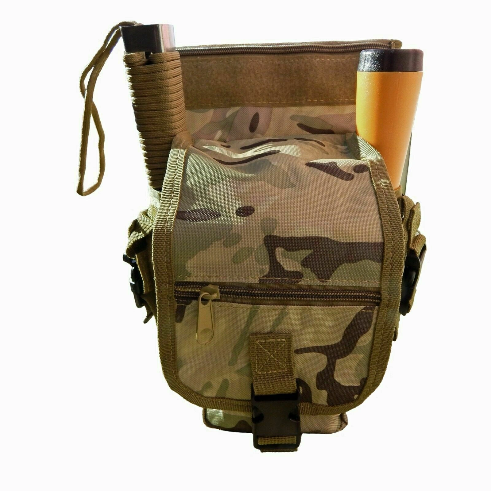 Metal Detecting Detector Accessory Standard Heavy Duty Camo Finds Pouch Bag NEW view 5
