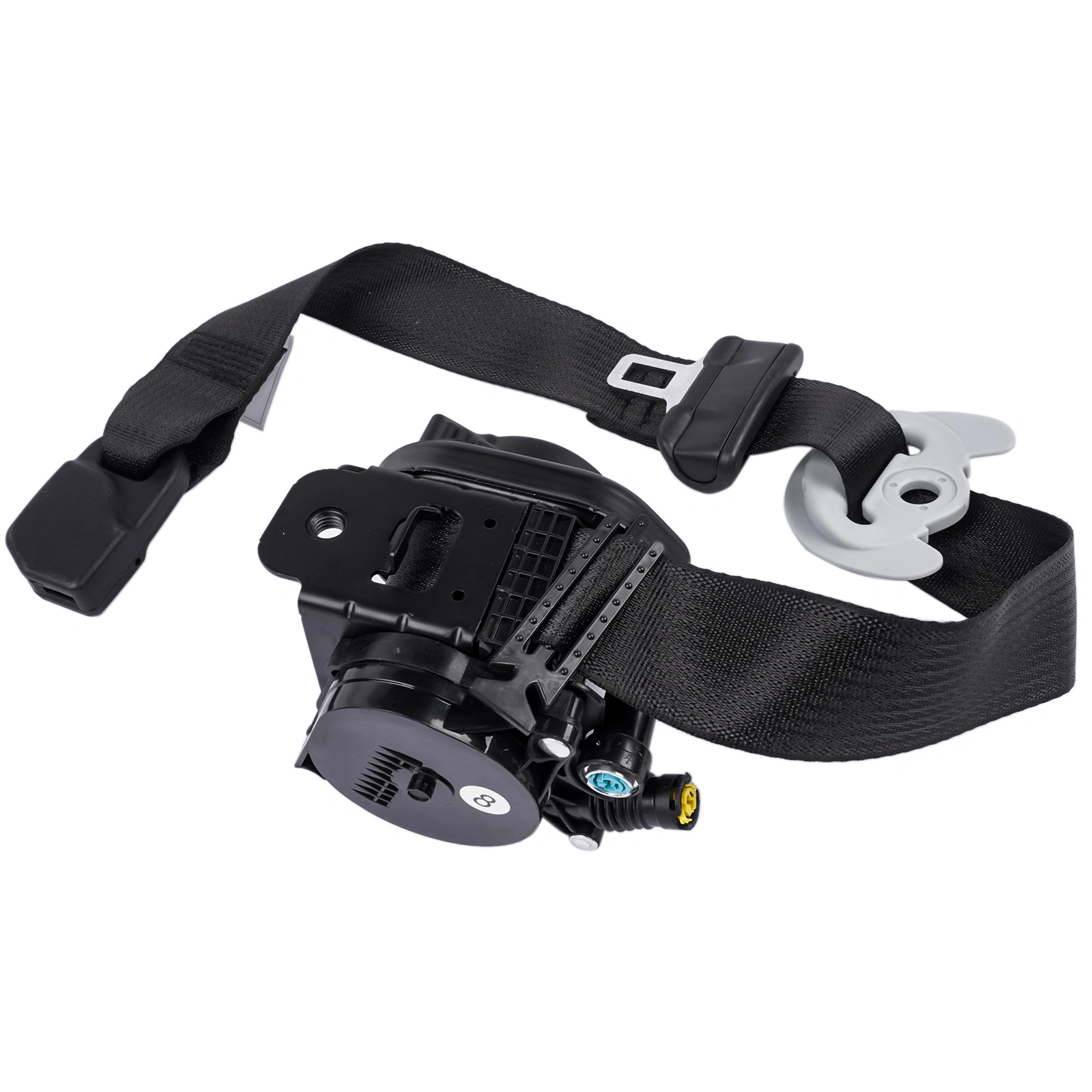 Front Left Seat Belts Driver Seat Black Fit for Tesla Model Y 2020-2023 1493782-01-C view 3