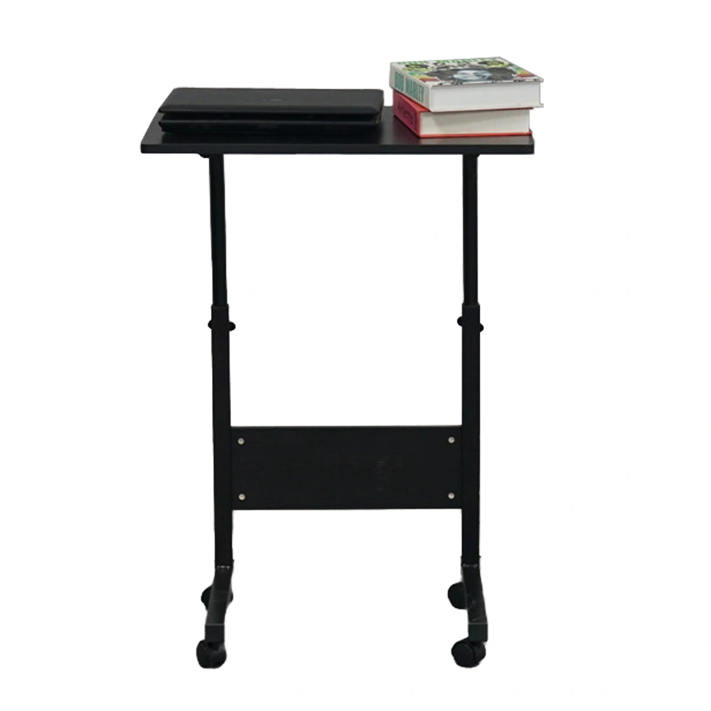 Removable P2 15MM Chipboard & Steel Side Table with Baffle Black view 15