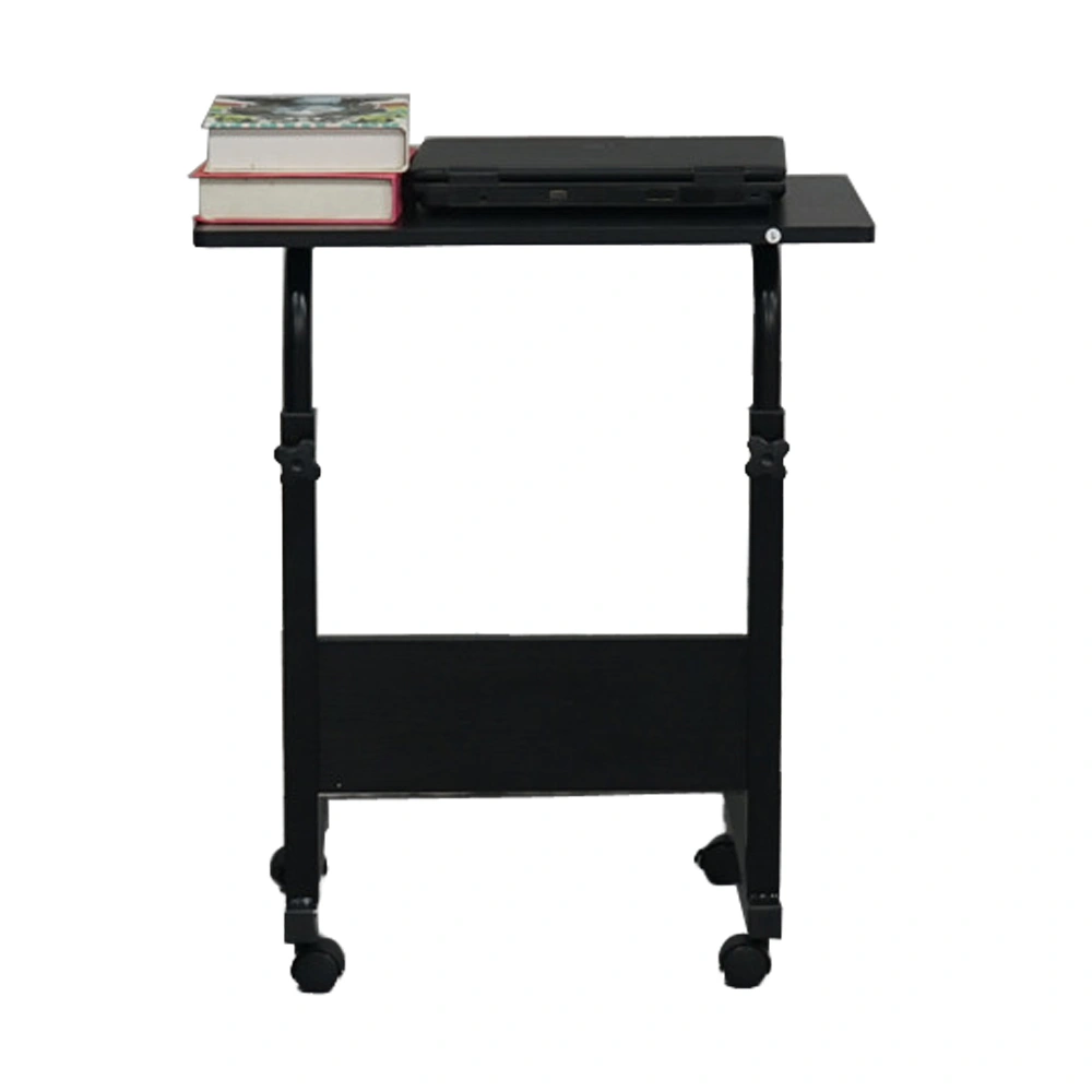 Removable P2 15MM Chipboard & Steel Side Table with Baffle Black view 4
