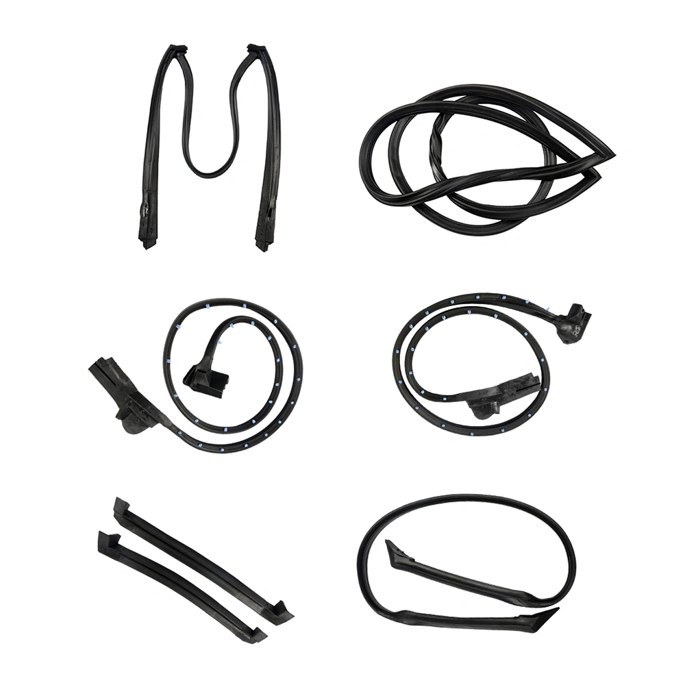 Weather Strip Seal Full Weatherstrip Kit Set Fits for Chevy Corvette 5.7L V8 1984-1996 9096GGW view 2