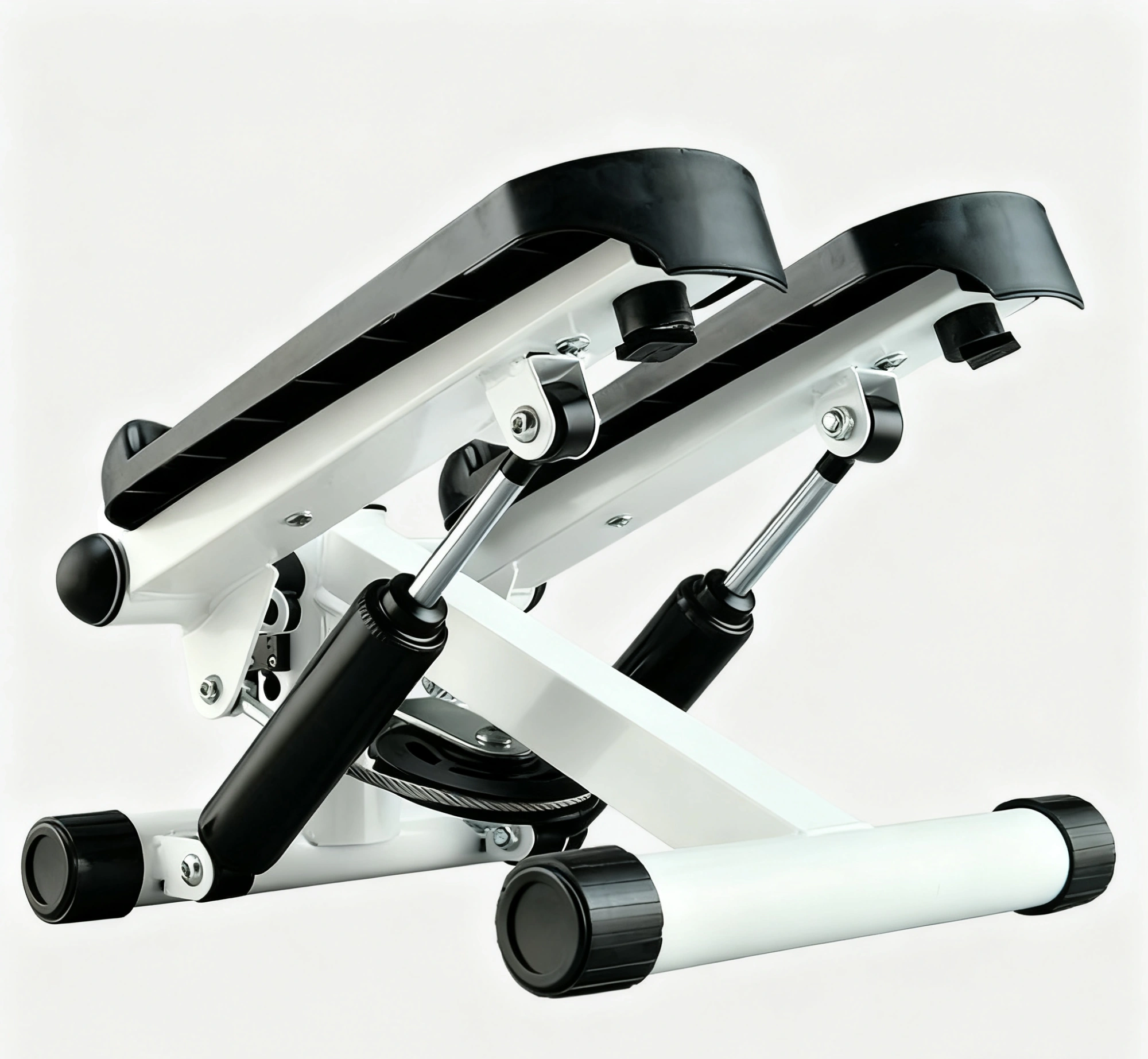 Double Hydraulic Mini Stepper Machine, Quiet Up Down Stepper, Leg Thigh Workout Home Fitness Equipment