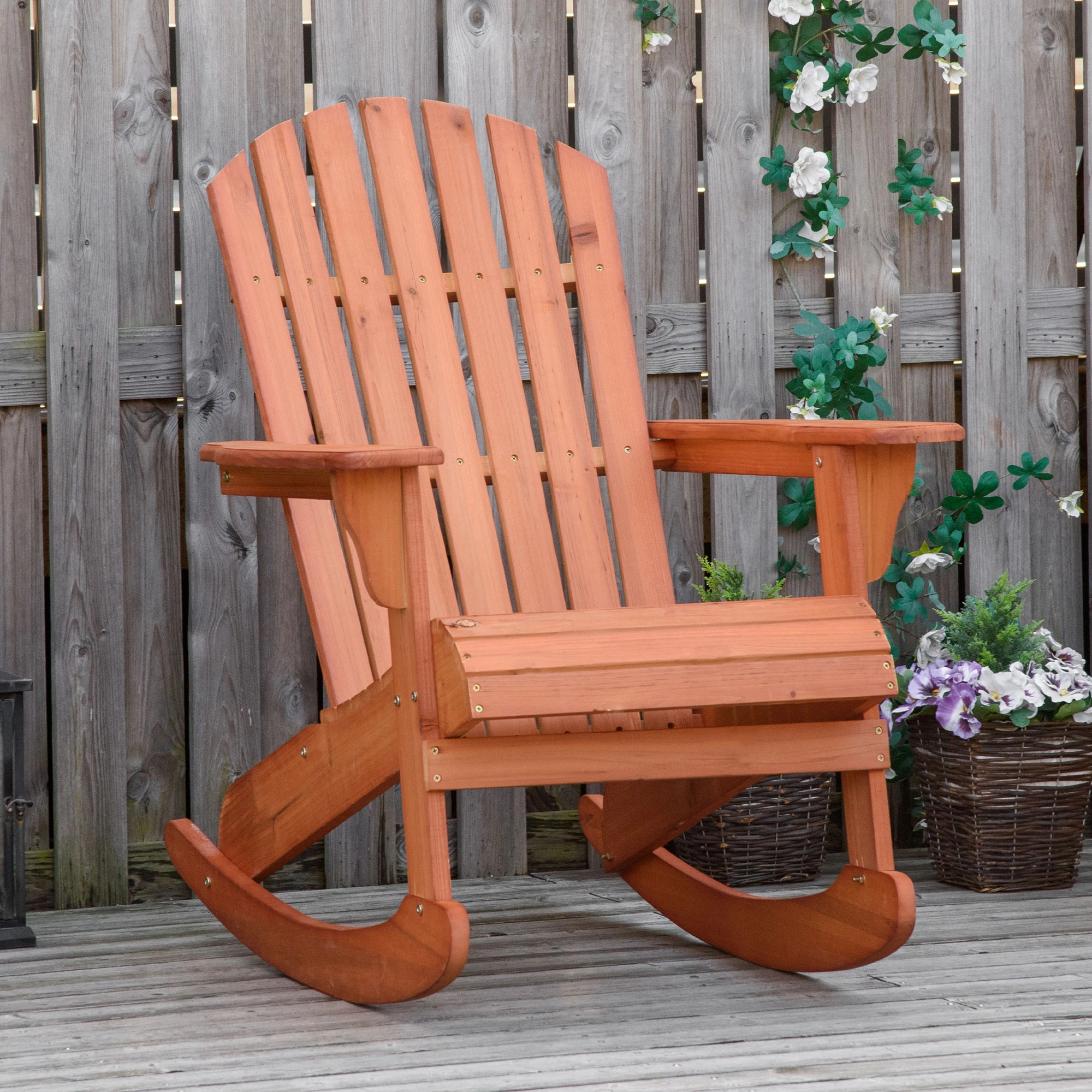 Garden Rocking Chair - Outdoor Patio Chair for Porch, Deck & Garden Relaxation