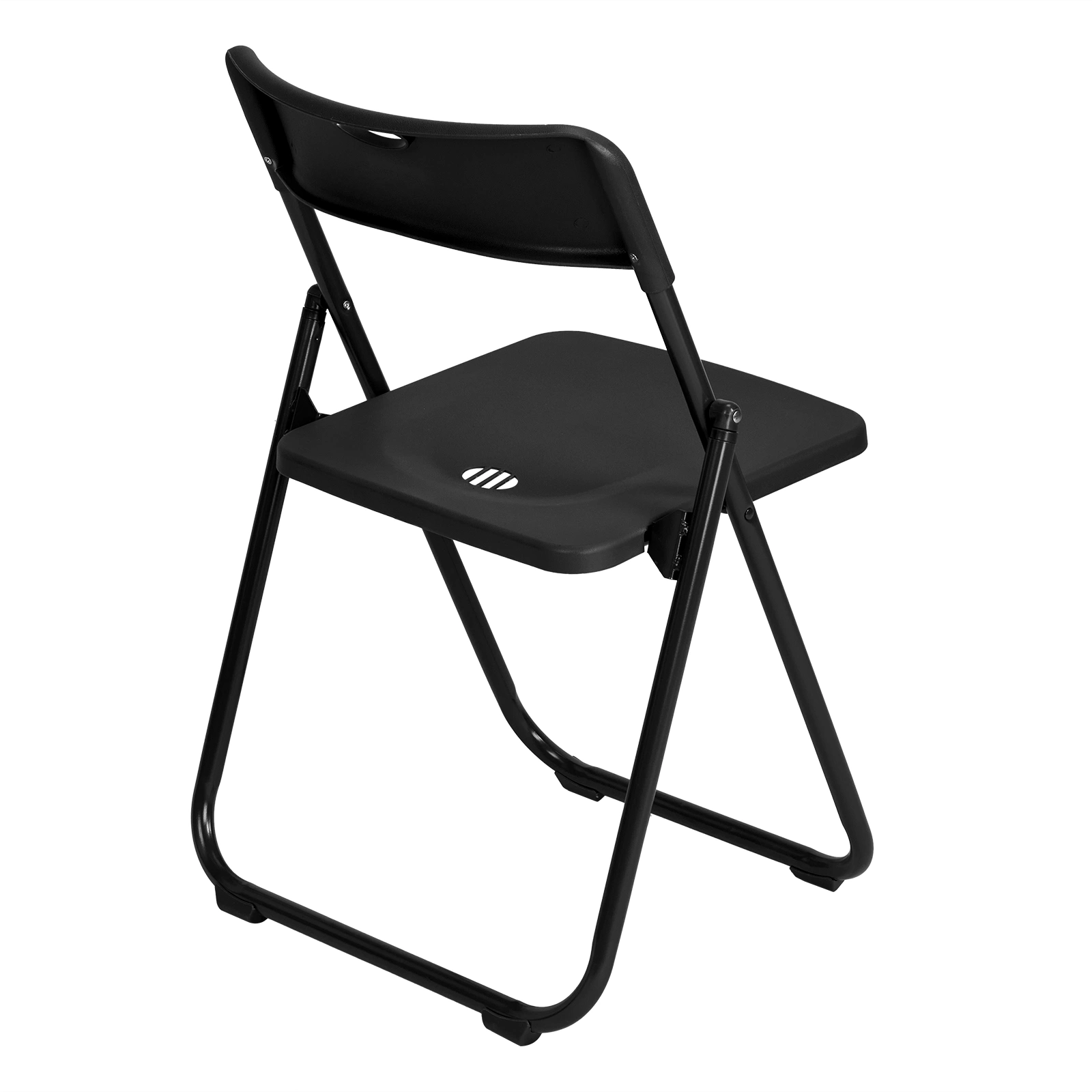10 Pack Plastic Folding Chairs, Stackable Commercial Chairs, Portable Event Seats Indoor Outdoor for Home Event Party Picnic School Wedding, Black view 7