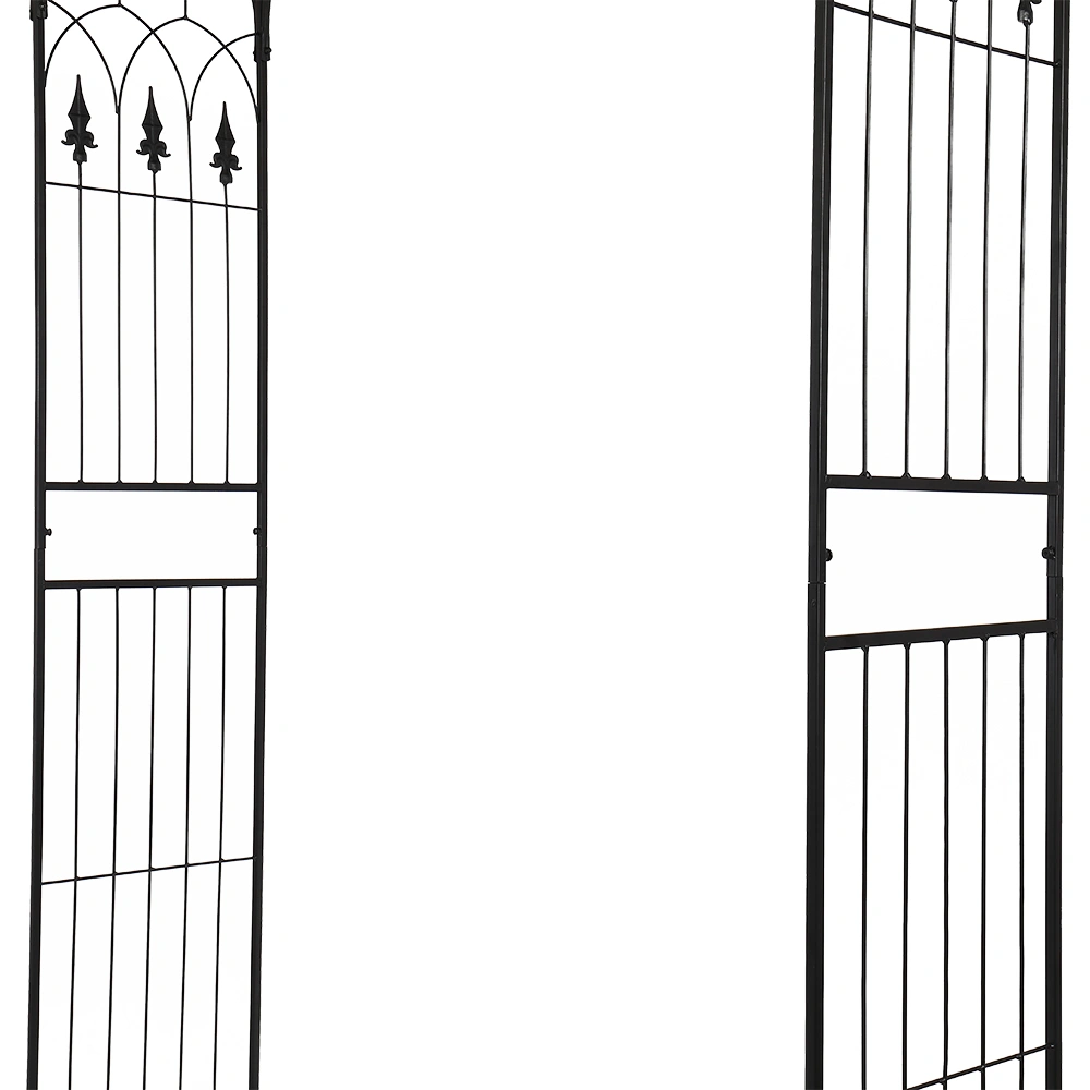 Flat Roof Wrought Iron Arches Plant Climbing Frame view 28
