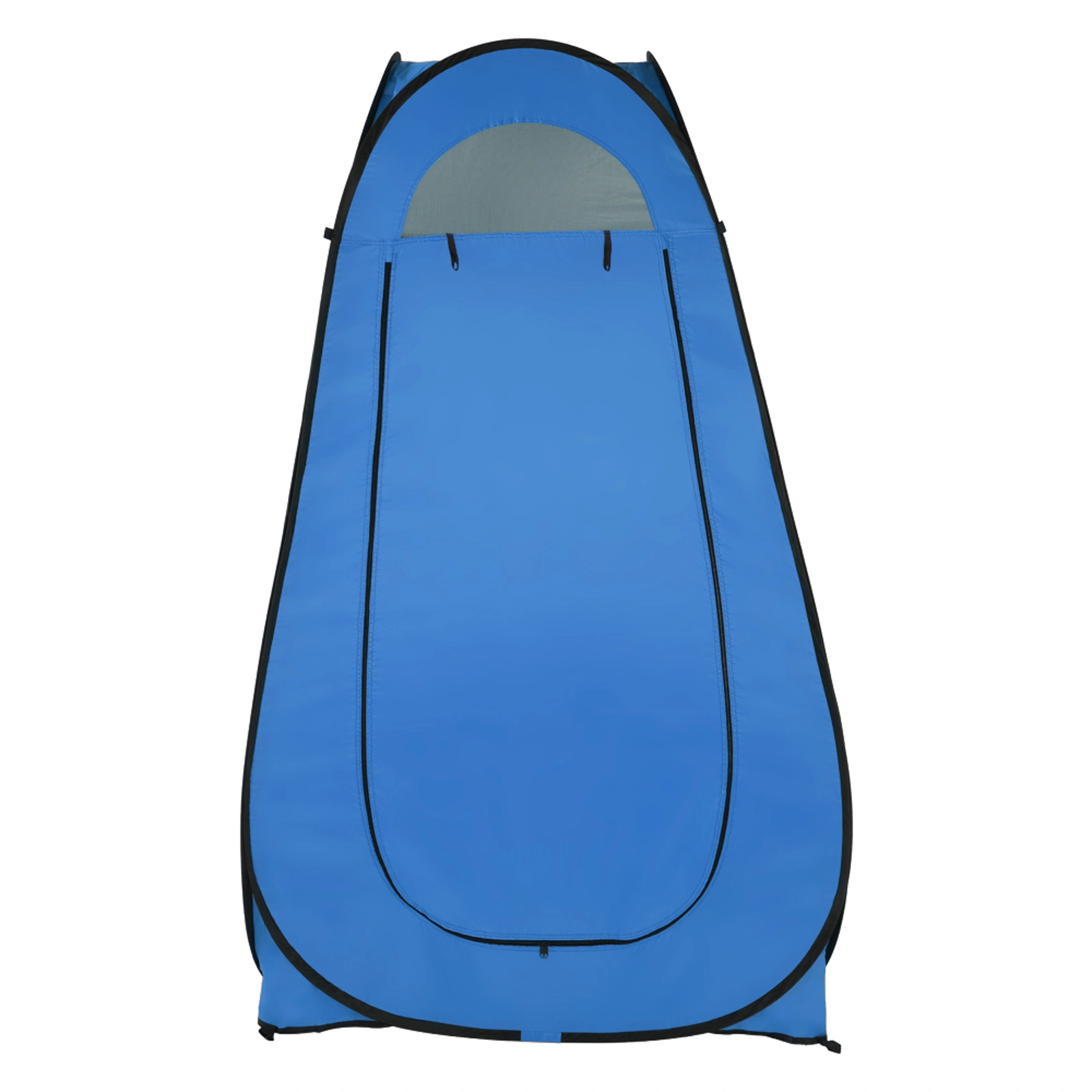 1-2 Person Portable Pop Up Toilet Shower Tent Changing Room Dressing Tent Camping Shelter Blue view 2