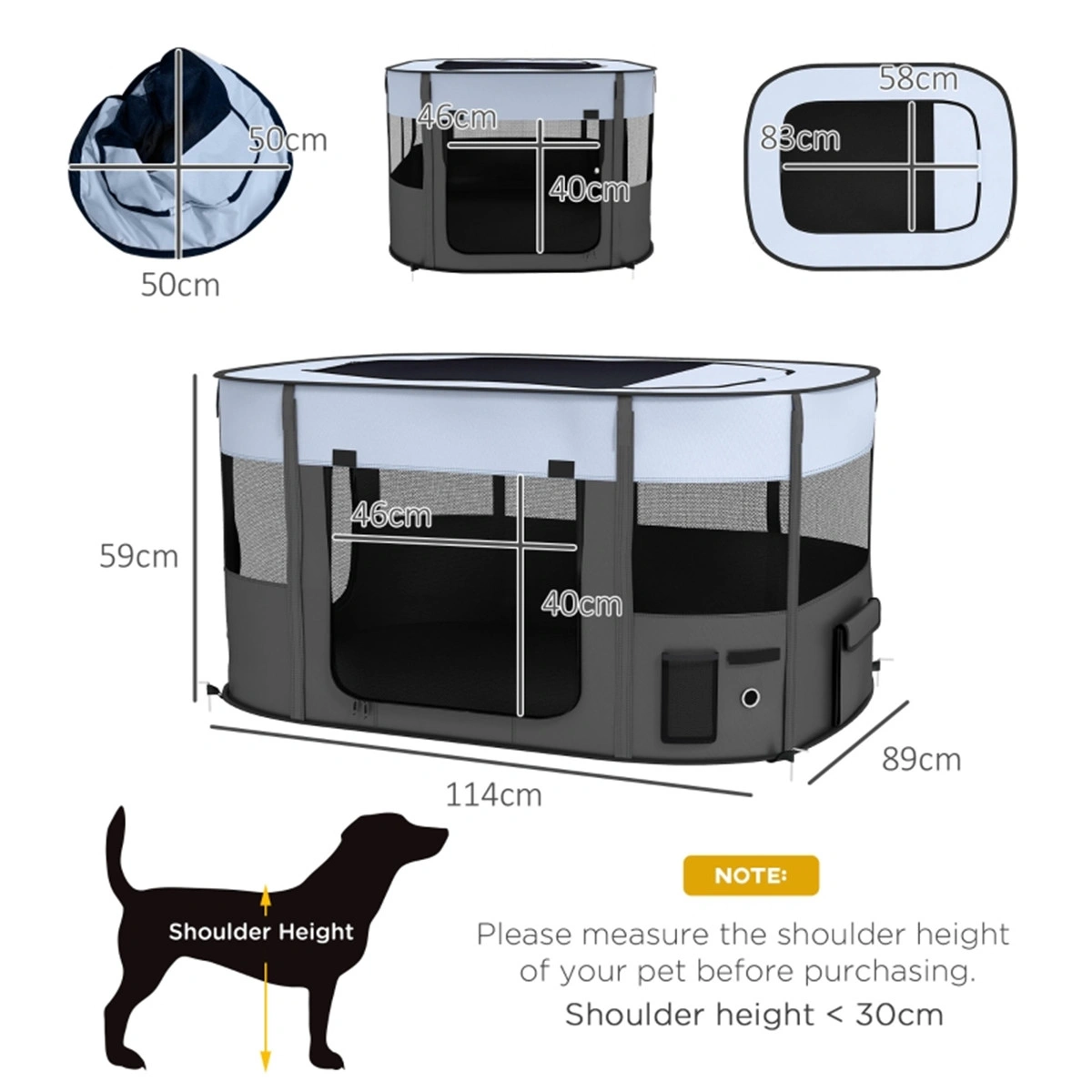 Pet Carrier Bag for Small Dogs & Cats, Portable Travel Airline Approved Soft Sided Carrier with Shoulder Strap & Removable Mattress, Lightweight & Breathable
