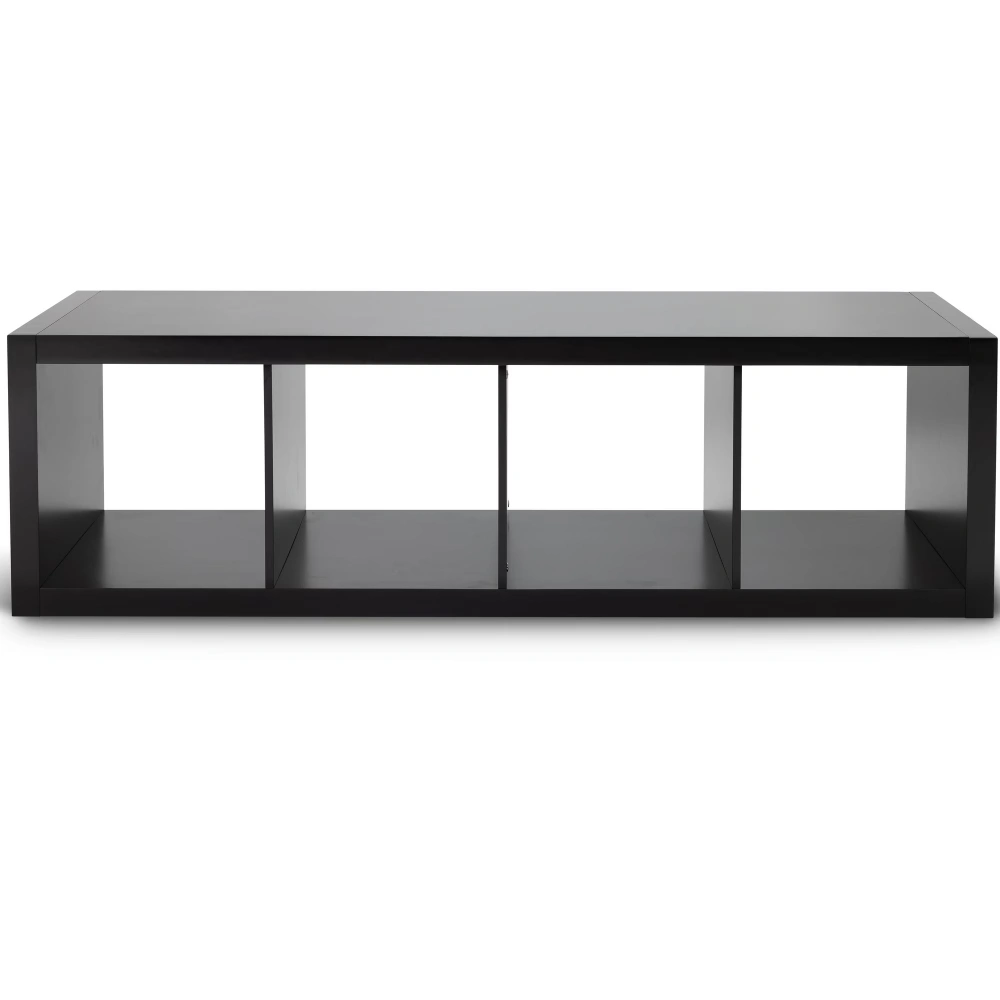 4 Cube Vertical Storage Organizer, Solid Black (Shipment from Walmart) view 2