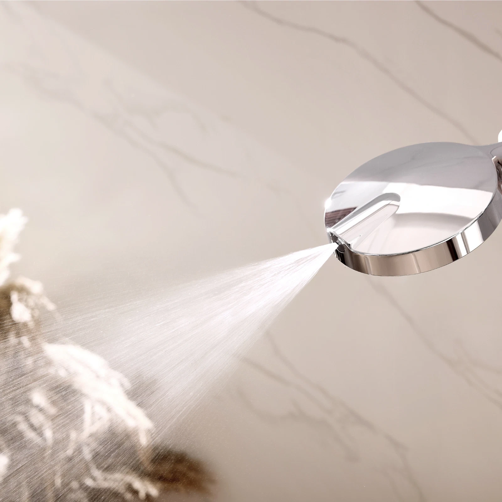 6 Spray Settings High Pressure Shower Head Spray Lotus Spray Head W/ 1.5m Hose Set view 6