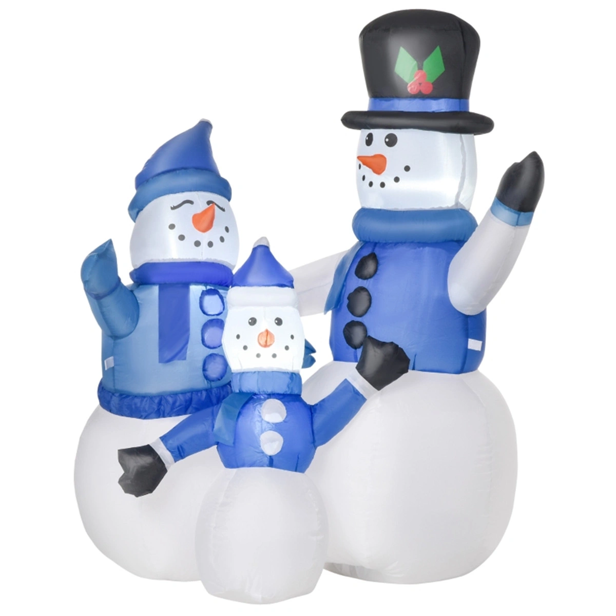 3FT Christmas Snowman Outdoor Decor LED Lighted Snowman Figurine for Yard Garden