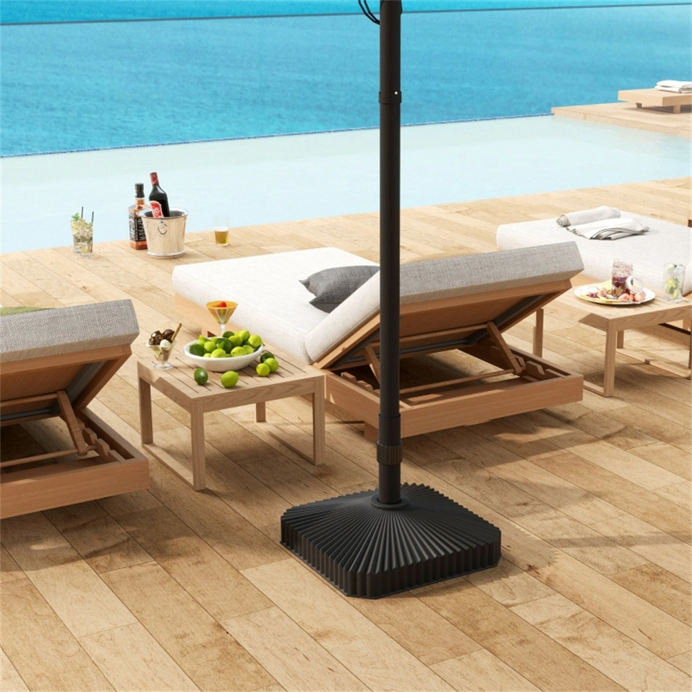 Heavy Duty Umbrella Base - Round Patio Market Umbrella Stand for Outdoor Deck & Garden view 7
