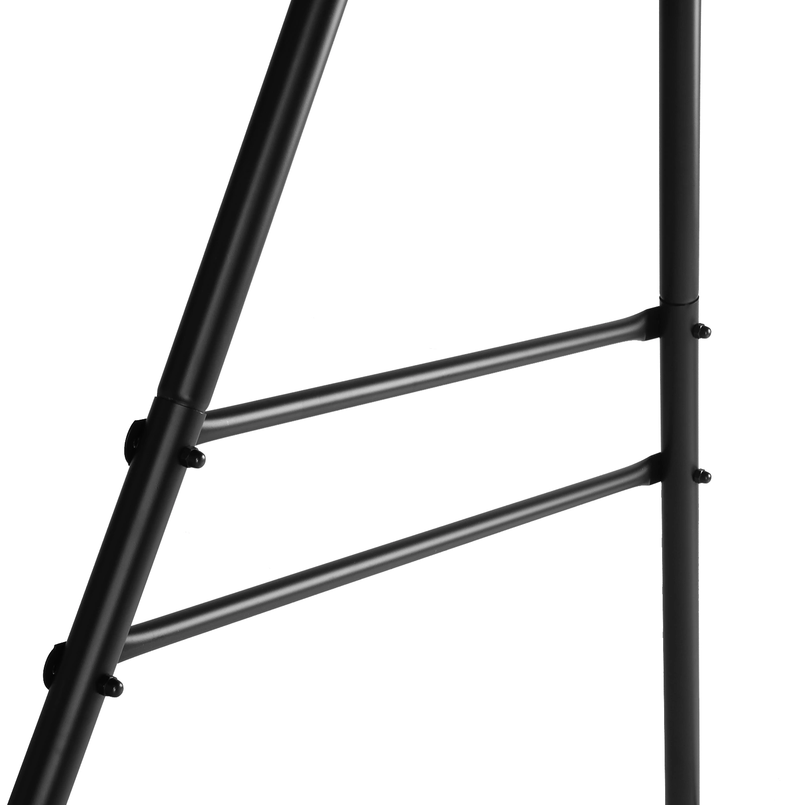 133*137*180cm Wrought Iron Four-Legged Standing 200kg Three Rings Hanging Chair Frame Black view 15