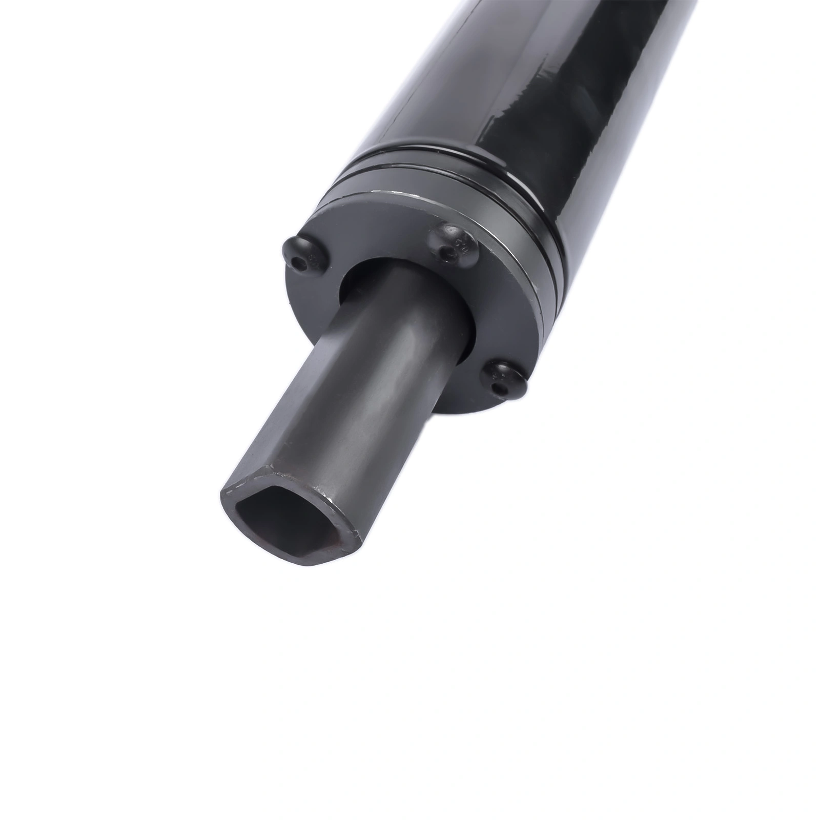 32 Inch Black Tilt Steering Column Floor Shift with 9 Hole Wheel Adapter No Key Manual view 10