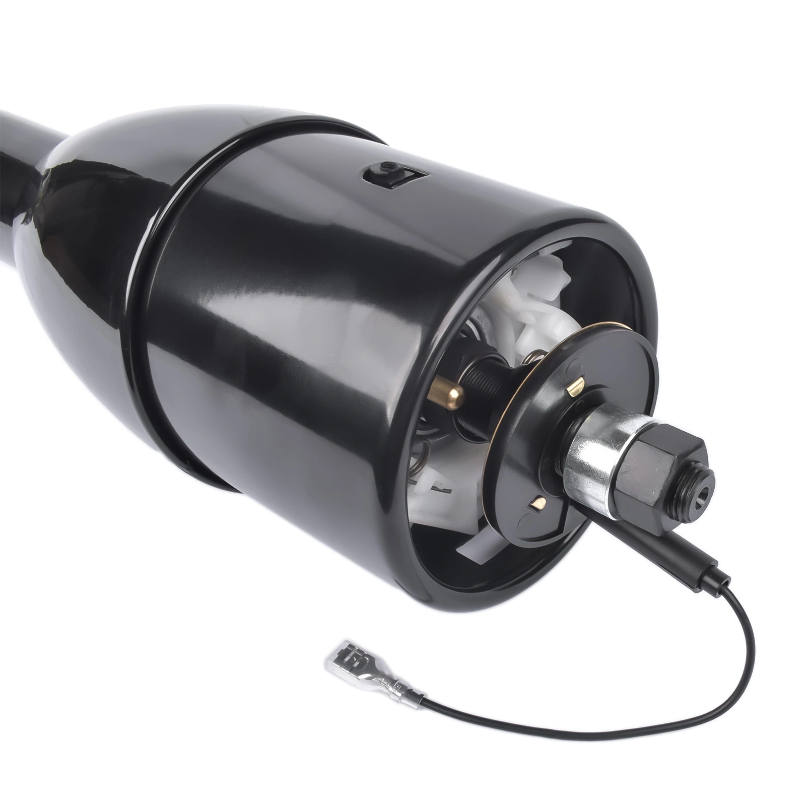 32 Inch Black Tilt Steering Column Floor Shift with 9 Hole Wheel Adapter No Key Manual view 11
