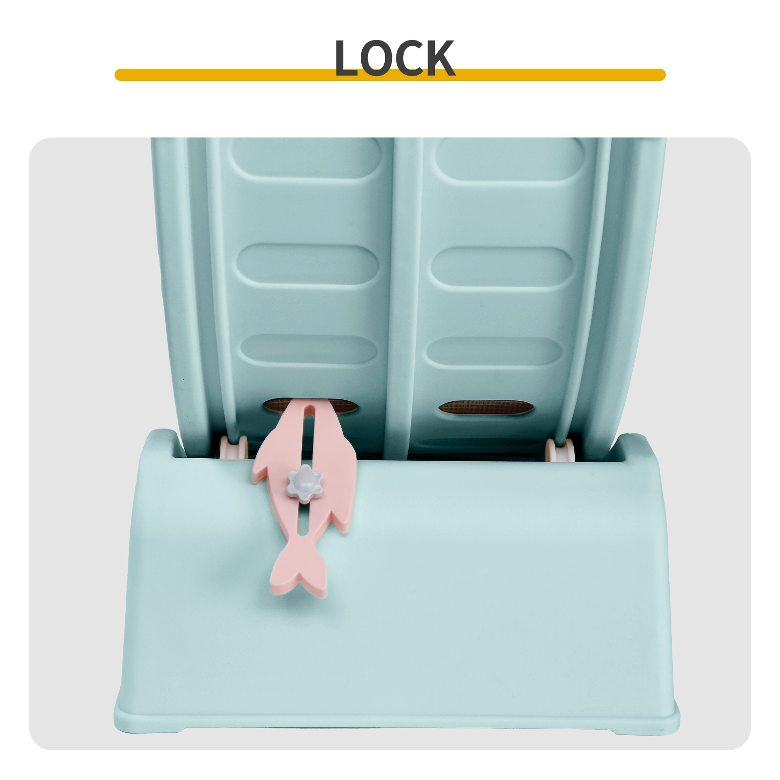 80*34*86CM Light blue PP track connector assembly, circular design with green carpet + 1 cat teaser stick, 15kg cat treadmill view 7