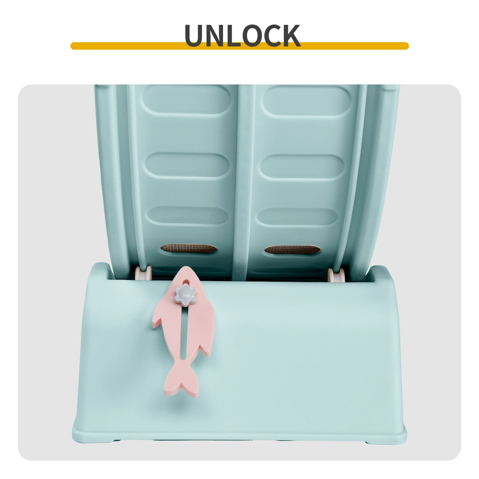 80*34*86CM Light blue PP track connector assembly, circular design with green carpet + 1 cat teaser stick, 15kg cat treadmill view 8