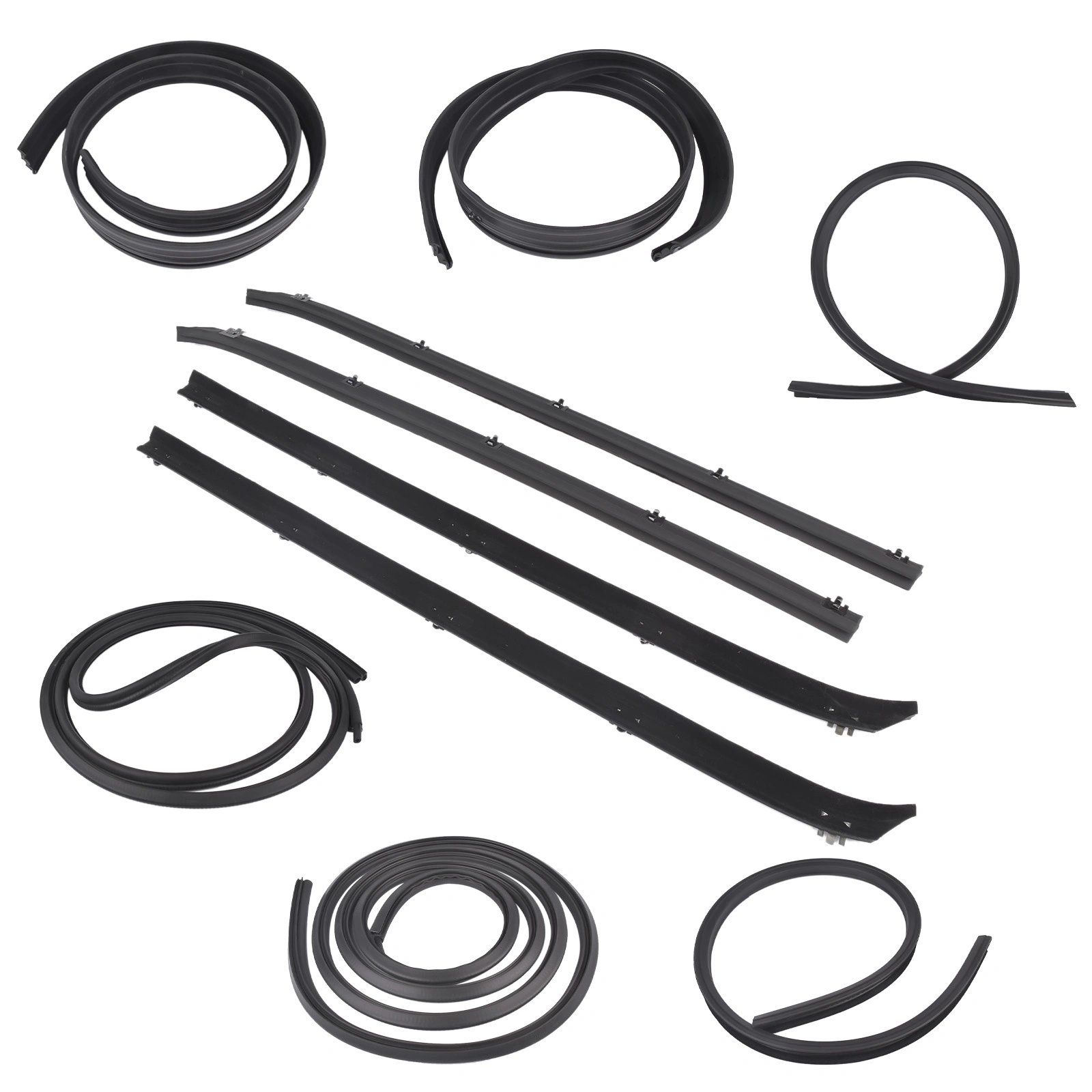 10x Door Window Weatherstrip Seal Kit for Dodge Truck Ram charger Plymouth D150 D250 D350 1980-1993 view 7
