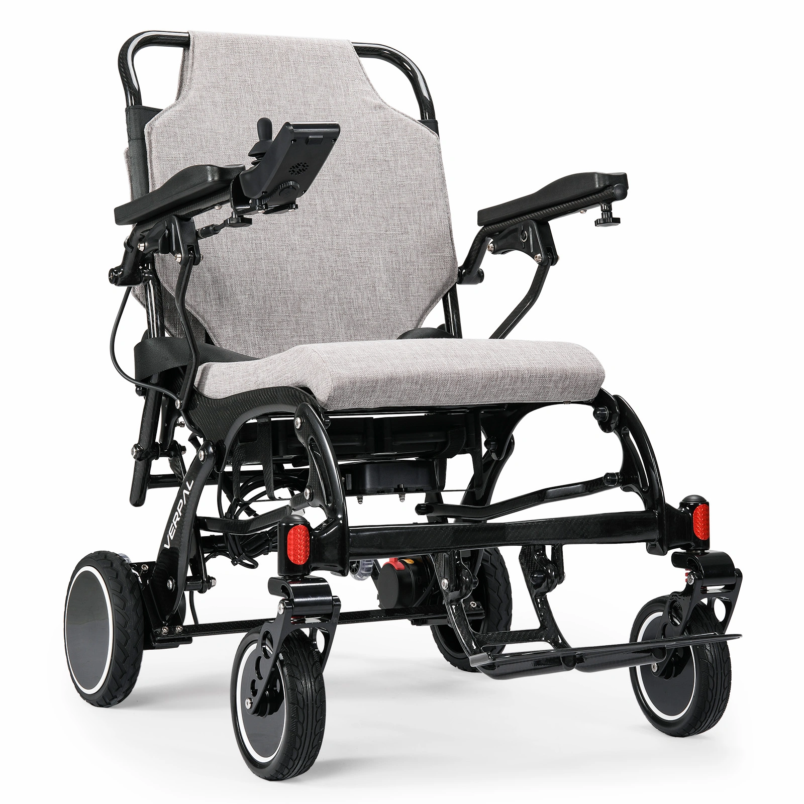 21" Lightweight Carbon Fiber Electric Wheelchairs for Adults, 20 Miles Long Range Motorized Wheelchairs Intelligent Wheelchairs for Adults All Terrain Wheelchairs Portable Airline Approved, Shipment from an un-certified eBay warehouse