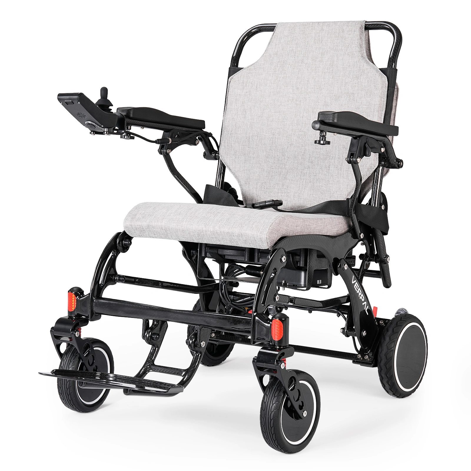 21" Lightweight Carbon Fiber Electric Wheelchairs for Adults, 20 Miles Long Range Motorized Wheelchairs Intelligent Wheelchairs for Adults All Terrain Wheelchairs Portable Airline Approved, Shipment from an un-certified eBay warehouse view 10