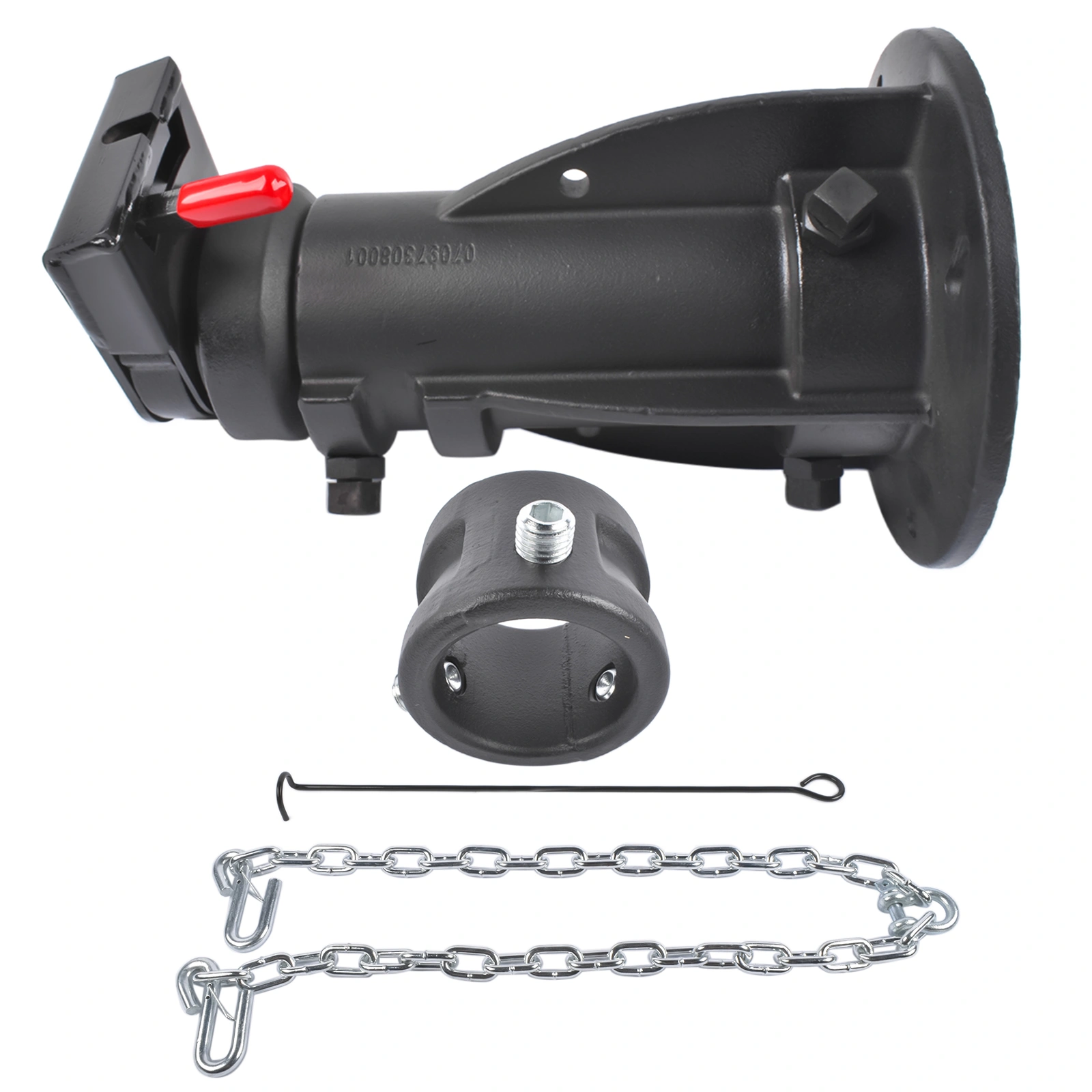 Adjustable 5th-Wheel-to-Gooseneck Adapter 12"-16" - 20,000 lb Cushioned for RV Trailer Camper, #C5G1216