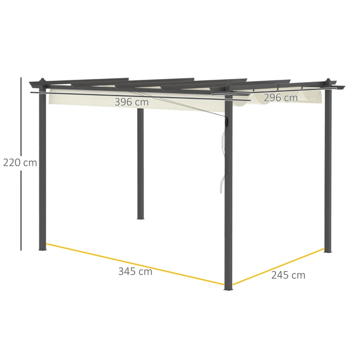 Deluxe Patio Gazebo 12x14 Heavy Duty Canopy Octagon Garden Tent UV Protection view 3