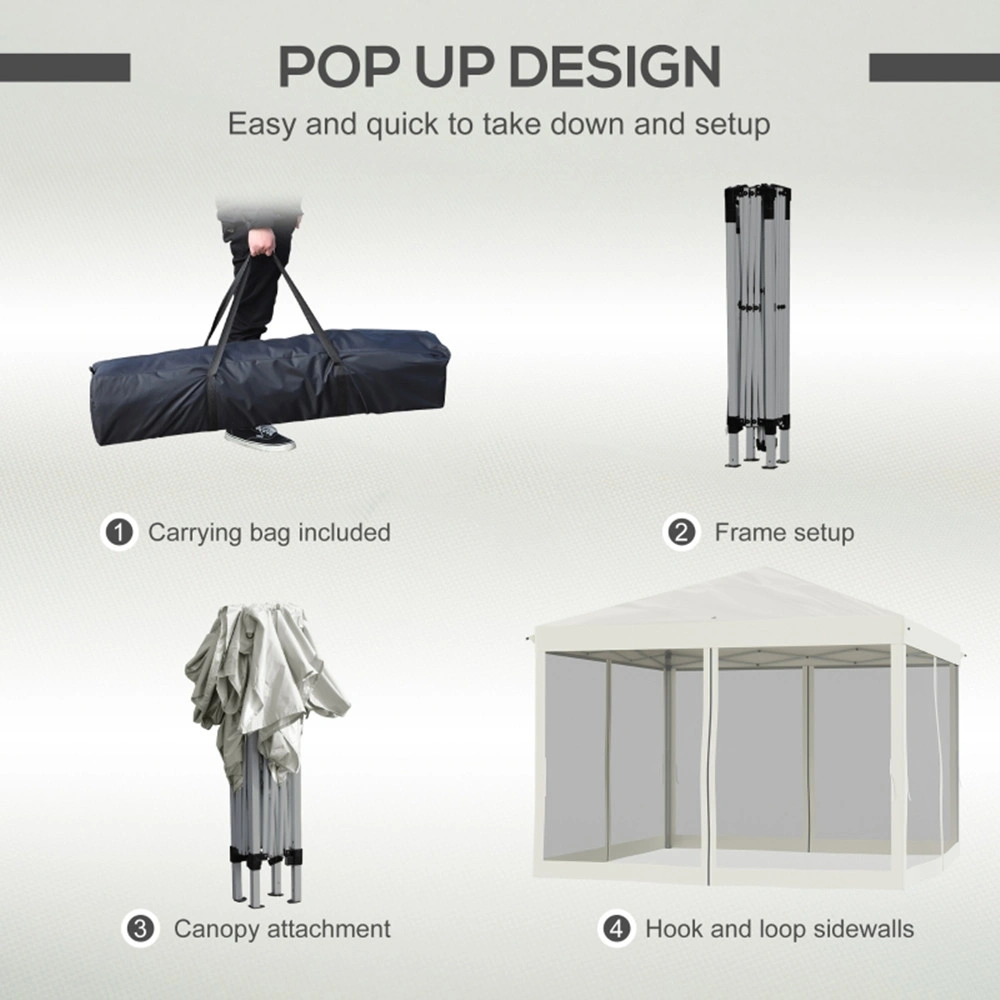Pop Up Canopy Tent with Netting view 3